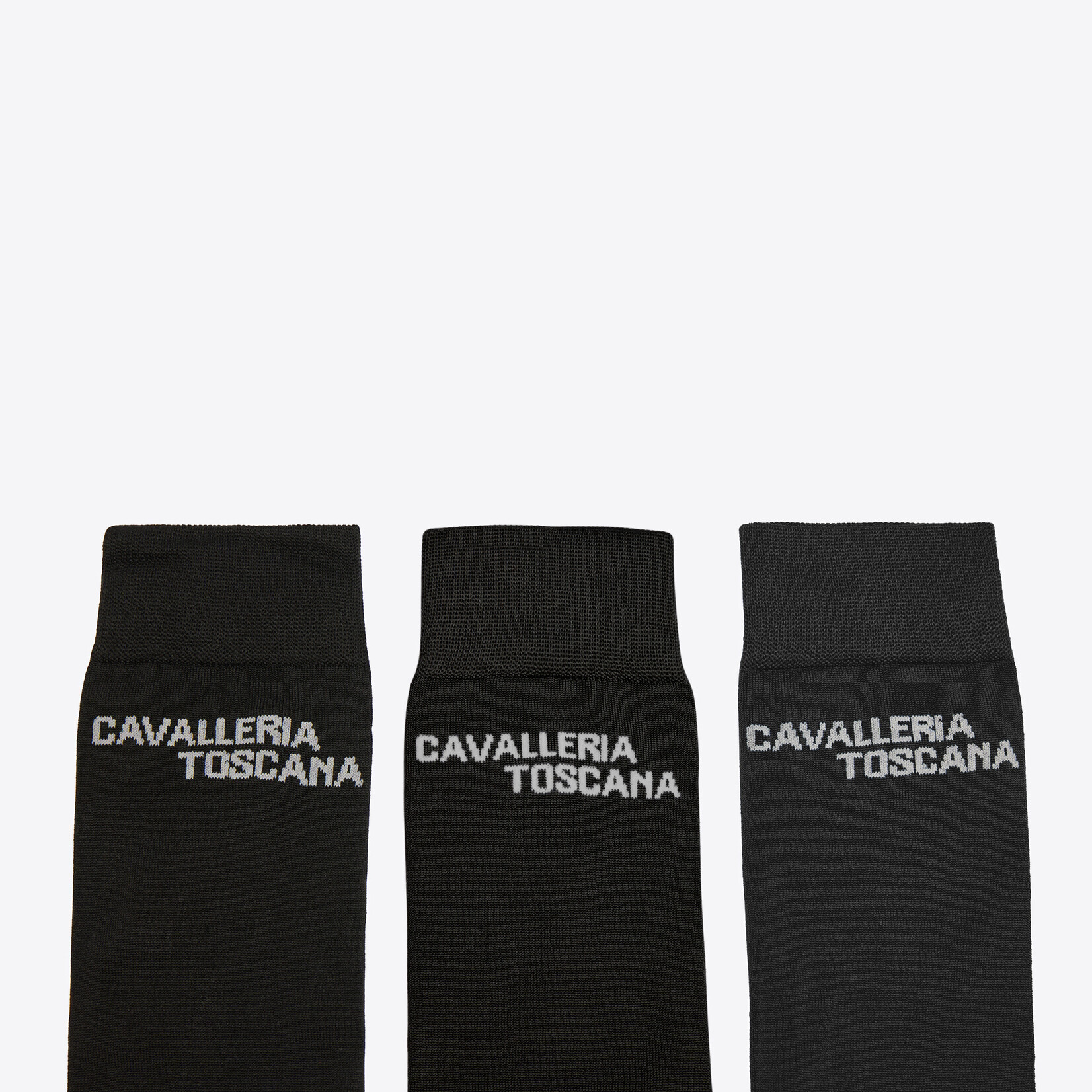 Cavalleria Toscana CZN060 Cavalleria Toscana Jacquard Logo 3 Pack Socks