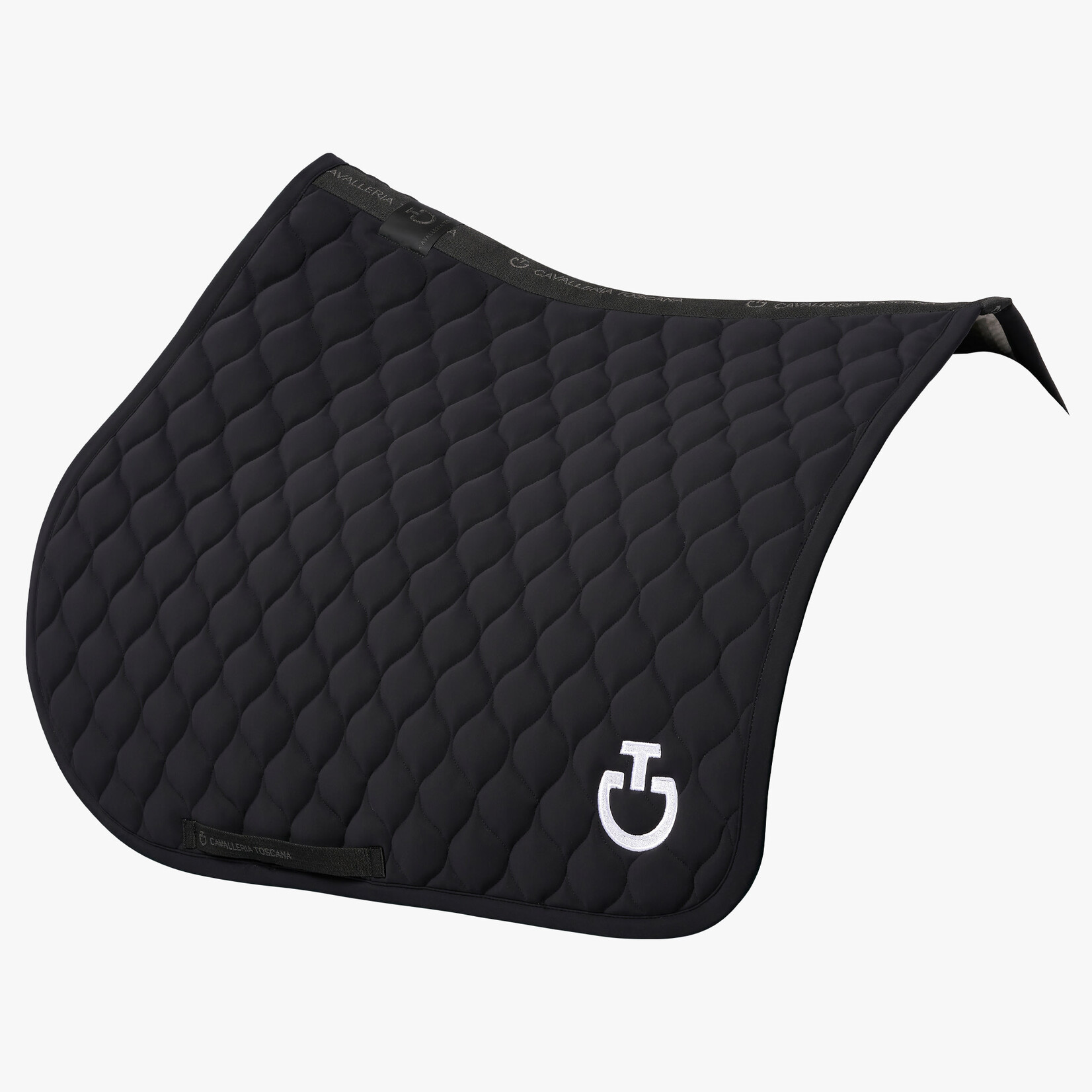 Cavalleria Toscana SOT053 Cavalleria Toscana Circular Quilted Jersey Jumping Saddle Pad