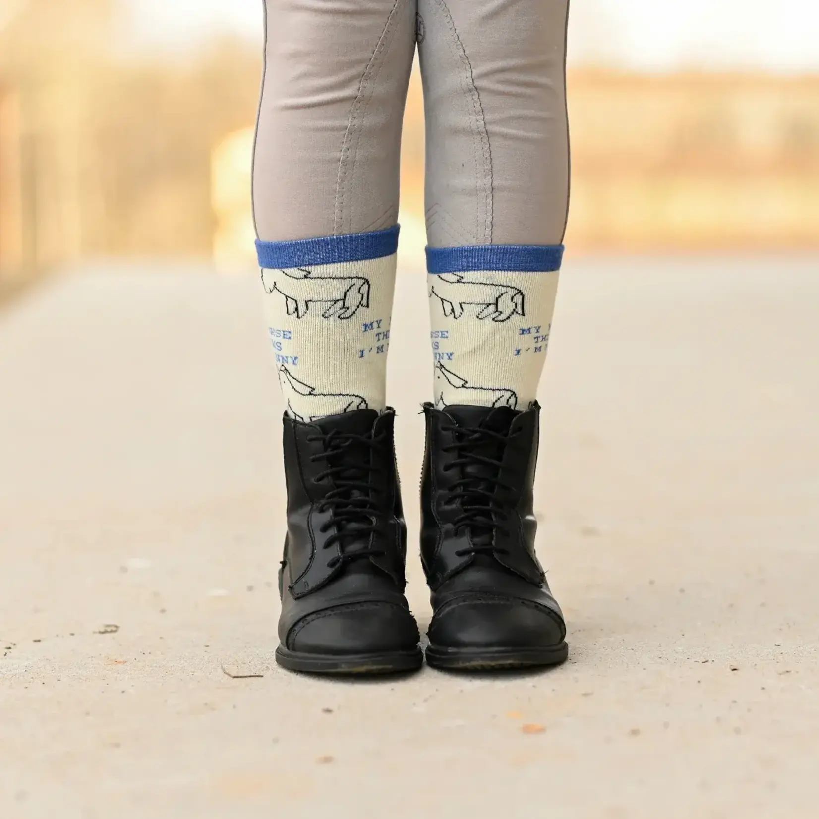 Dreamers & Schemers Youth Crew Paddock Boot Socks, Pair