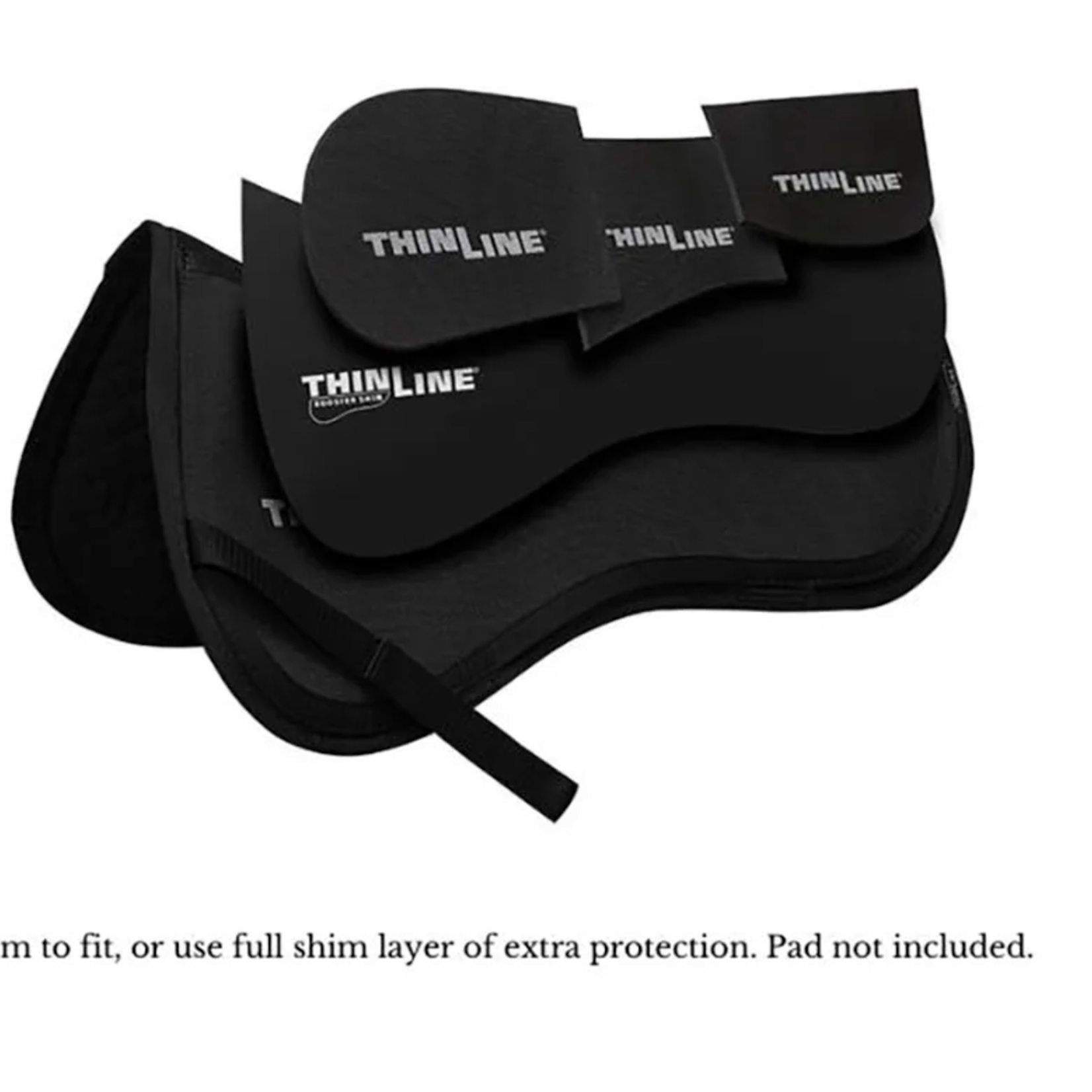 Thin Line FS-7024 Thin Line Trim to Fit Inserts For Full Sheepskin Trifecta Half Pad - 3/16" Thickness