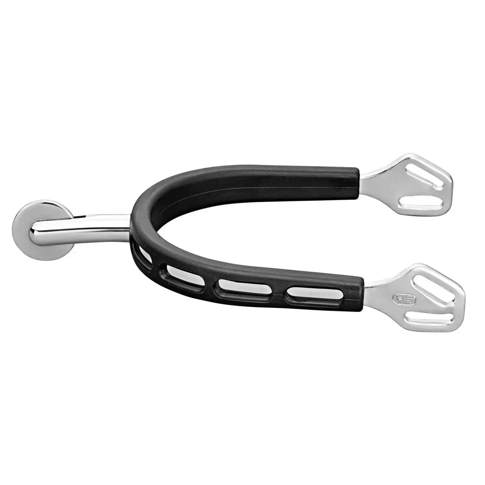 4753500555 Herm Sprenger Ultra Fit Extra Grip 35mm (1 3/8in) w/ Balkenhol Fastening, Stainless Steel Spur with Large Rounded Rowel #5