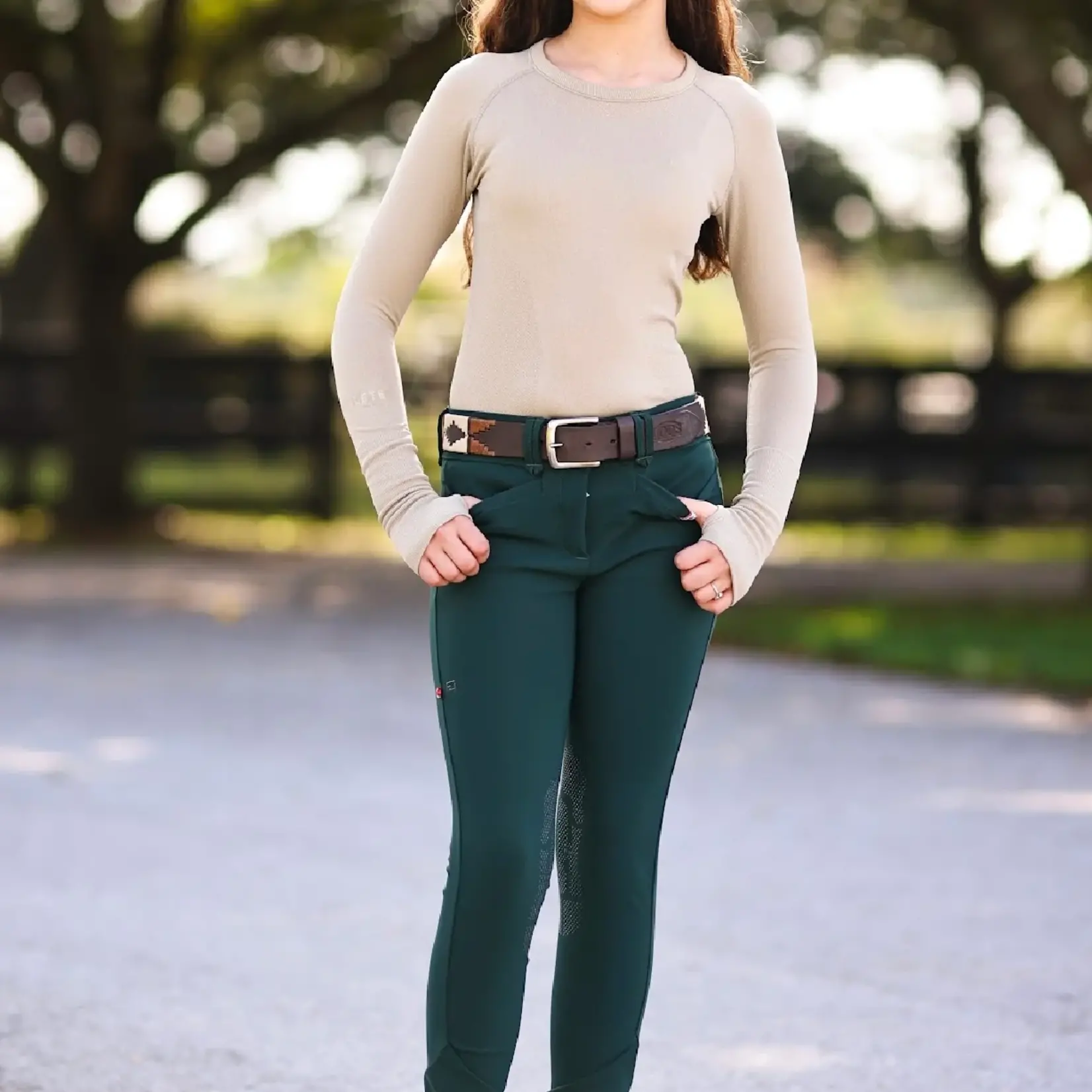 For Horses For Horses Poppy Junior Technical Breeches with Grip