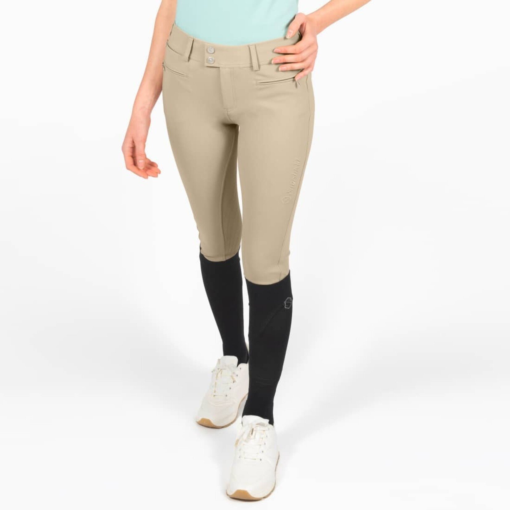 Samshield Samshield Chloe Embroidery Women’s Knee Grip Breech with Alcantara Detail