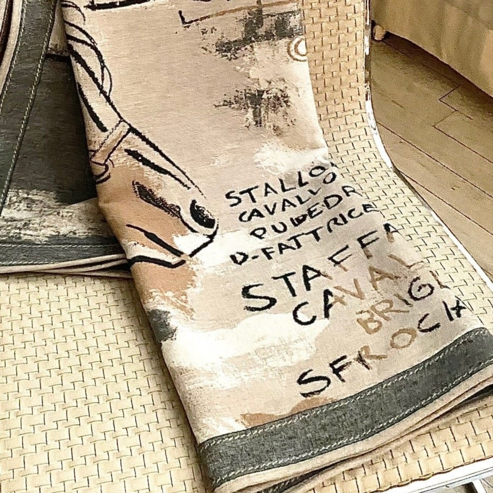 Rani Arabella Cashmere Silk Wool Jacquard Throw