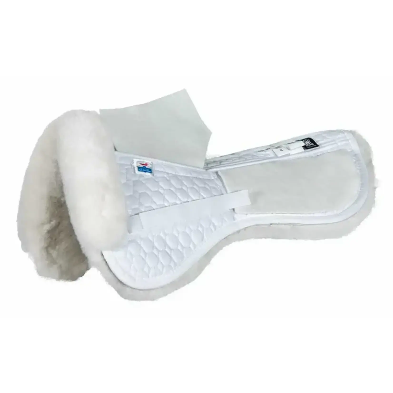 E.A. Mattes 651576 E.A. Mattes All Purpose Platinum Correction Half Pad w/ Frontal Sheepskin Rolls and Pockets for Shims (6 front and back shims included)
