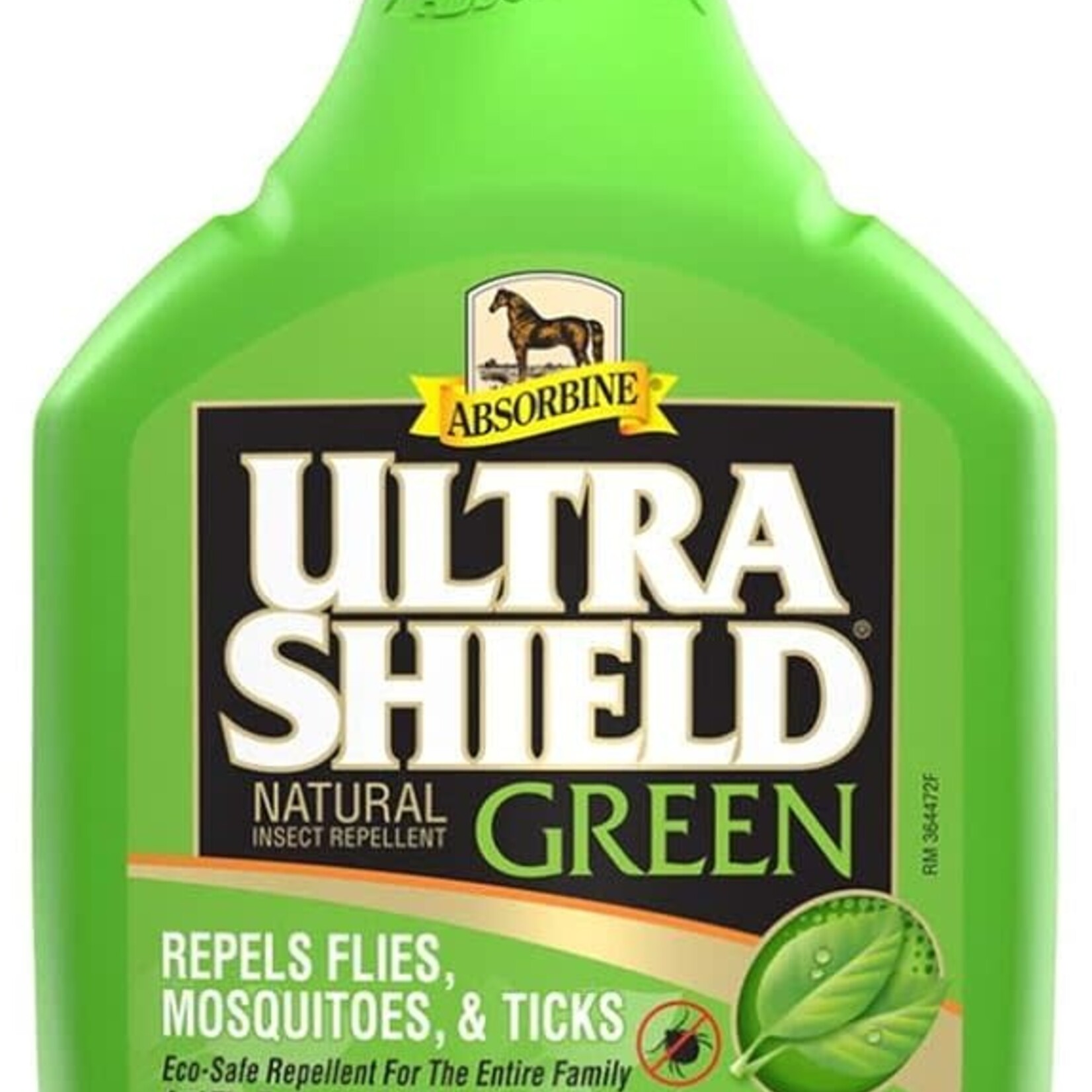 Absorbine Ultra Shield Green Fly Spray- Quart 32 Oz. Spray, Natural, made with 7 Essential Oils, Eco-friendly