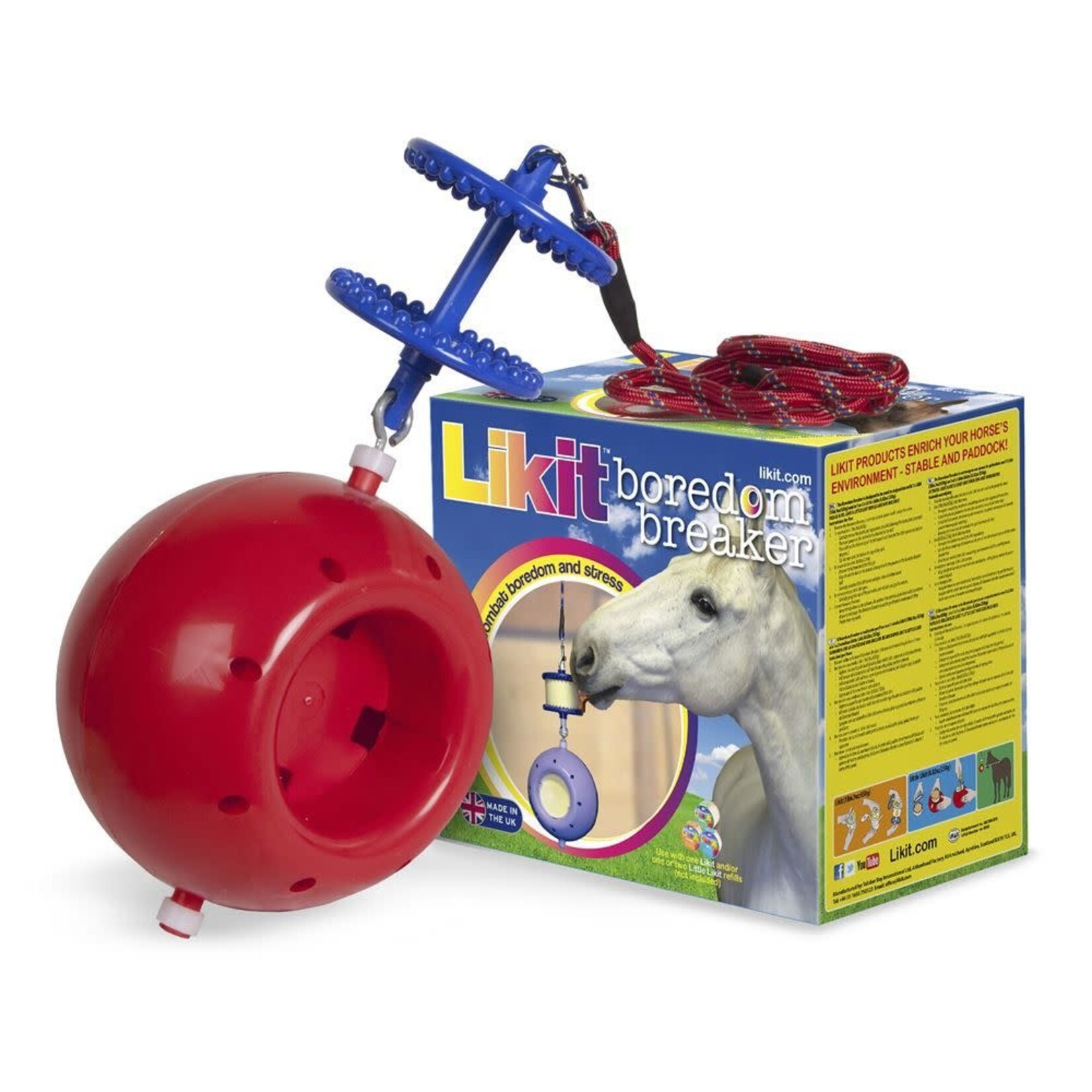 Likit 18535 Likit Boredom Breaker, includes a Likit Holder & Robust Ball w/ Inserts for 2 Little Likits