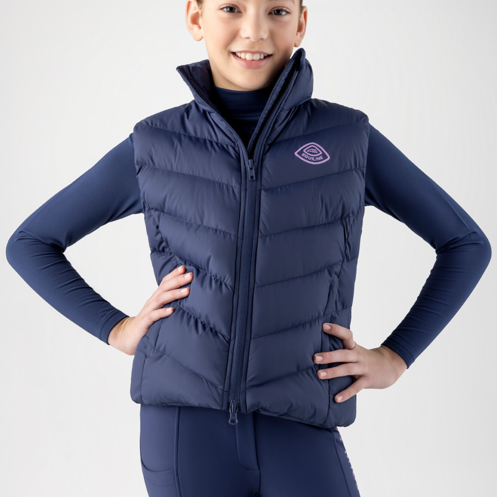 Equiline Q00101 Equiline Cetz Girl's Padded Vest