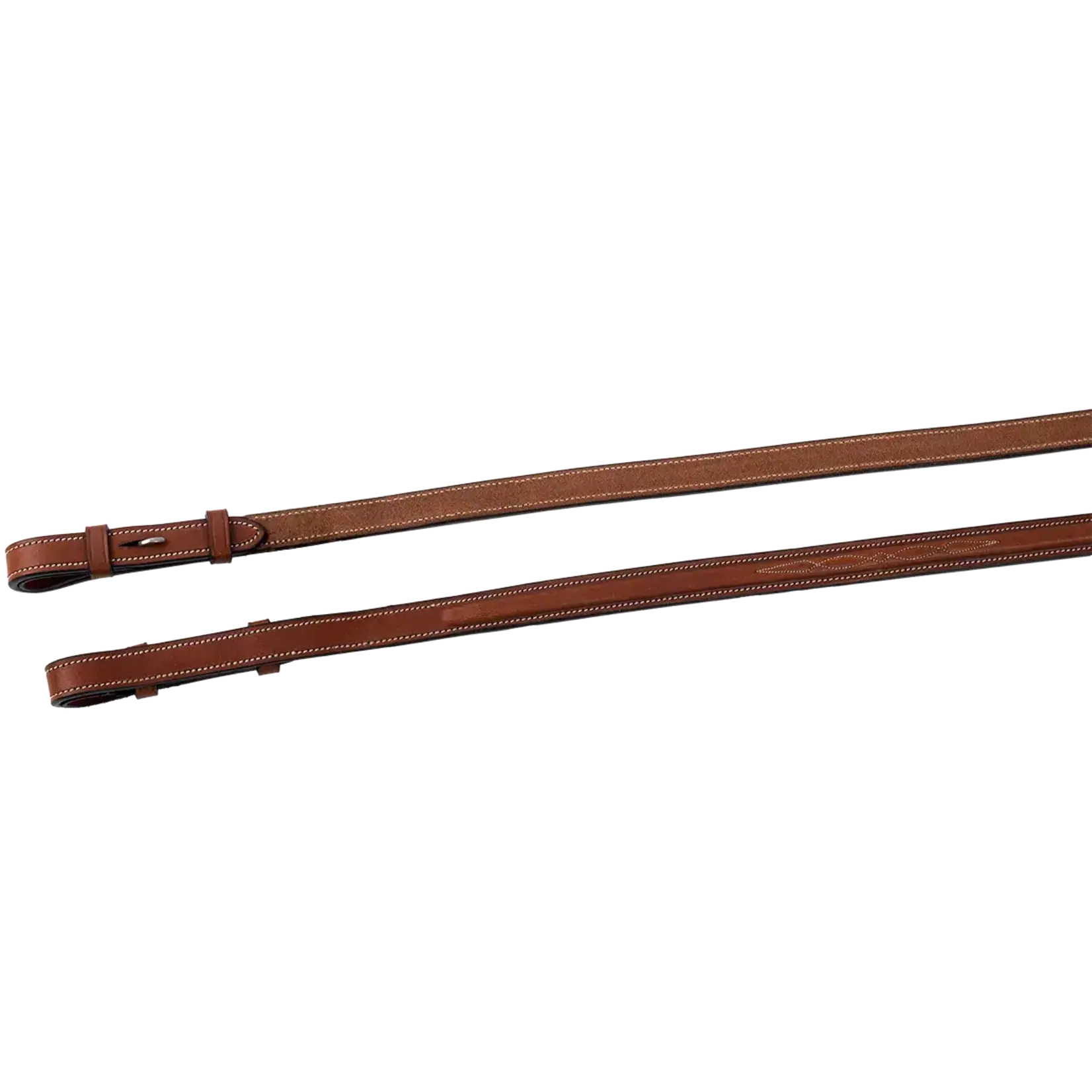 Butet RTR02 SMOOTH Butet 5/8” Laced Reins with Raised Fancy Stitch