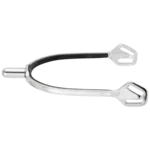 47720 000 55 Herm Sprenger Spurs w/ Balkenhol Loop & inside rubber boot saver grip - 20mm  (3/4") Rounded Neck