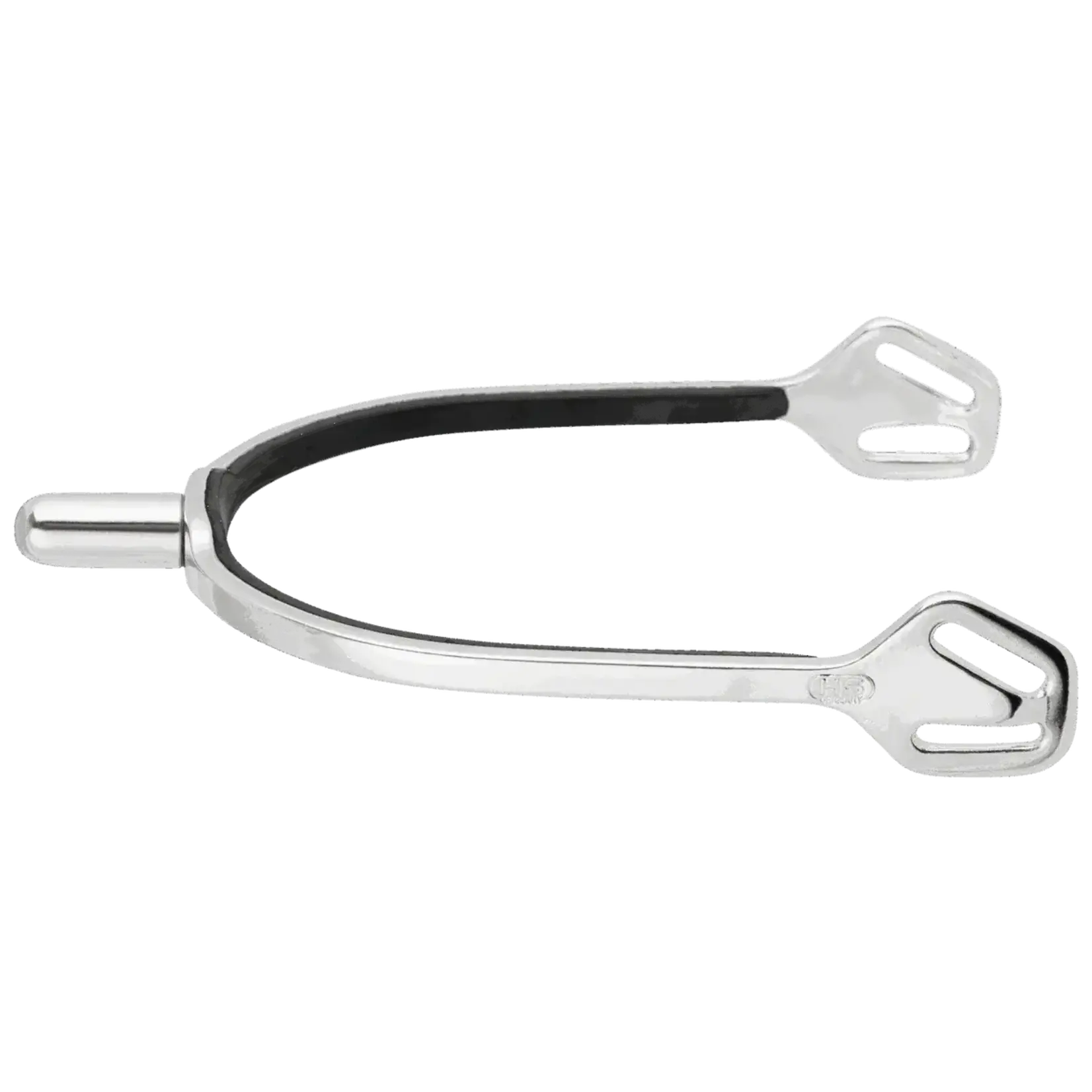 47720 000 55 Herm Sprenger Spurs w/ Balkenhol Loop & inside rubber boot saver grip - 20mm  (3/4") Rounded Neck