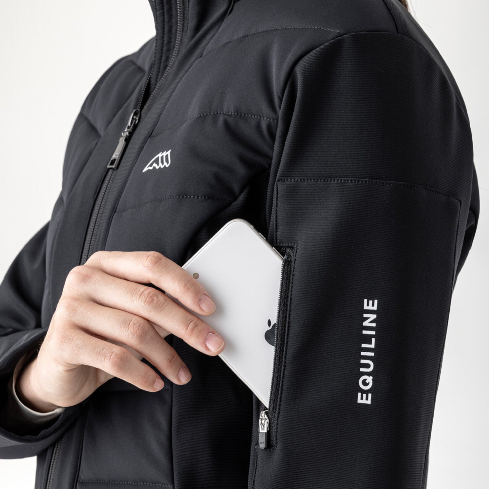 Equiline R09871 Equiline Entrec Women's and Girl's AirVest Compatible Softshell Jacket