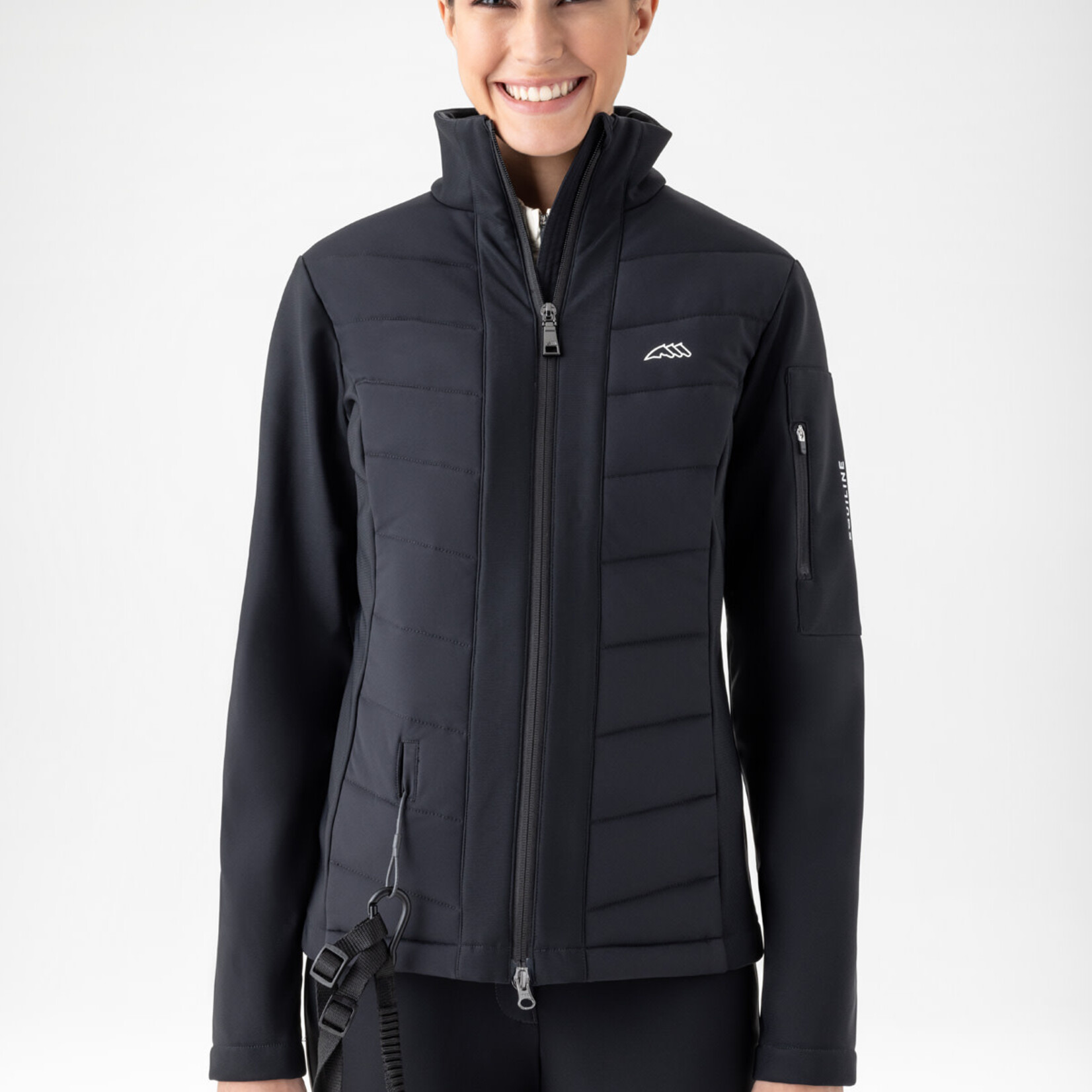 Equiline R09871 Equiline Entrec Women's and Girl's AirVest Compatible Softshell Jacket