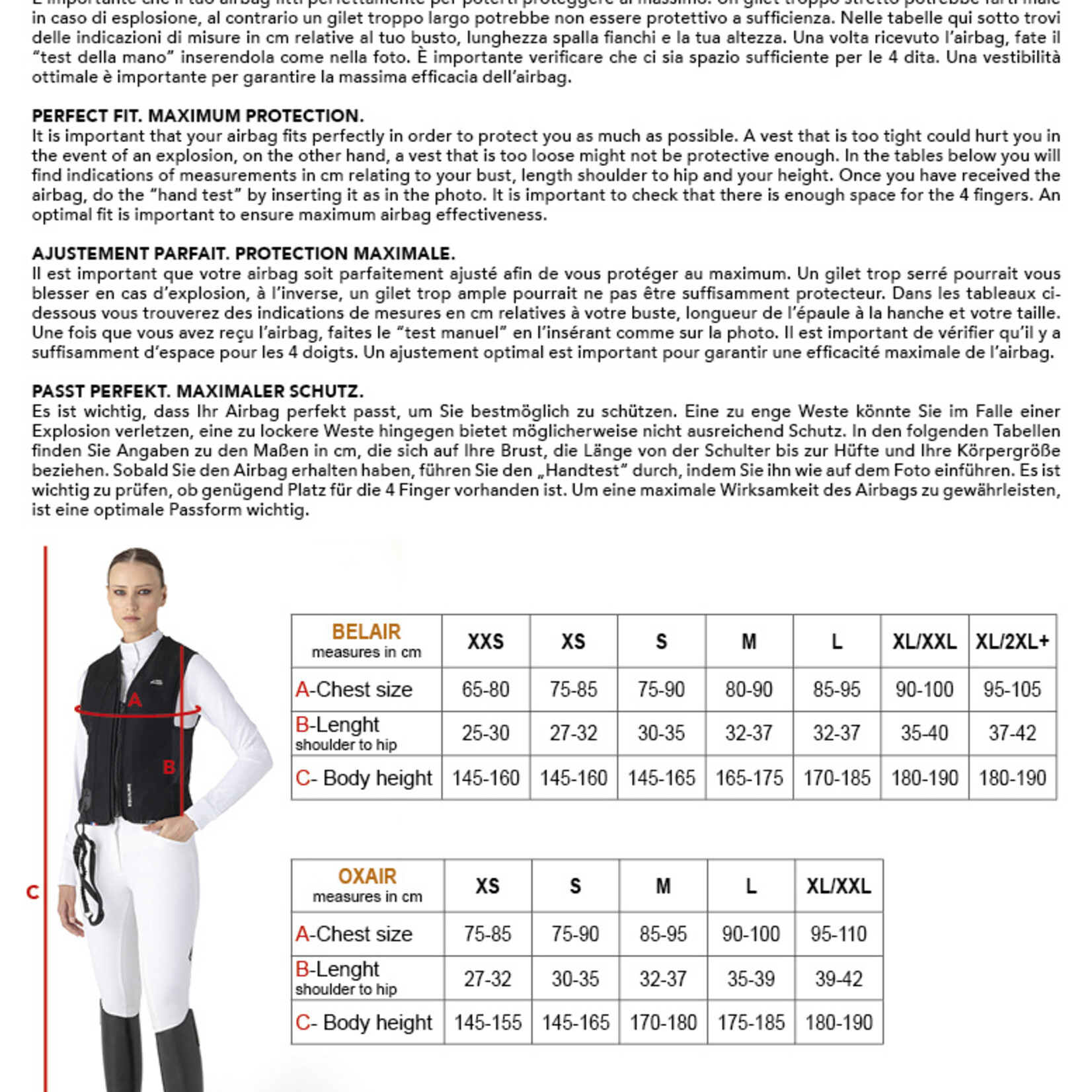 Equiline Q11107 Equiline Eclair - Allshot Air Bag Vest, includes 1 cartridge
