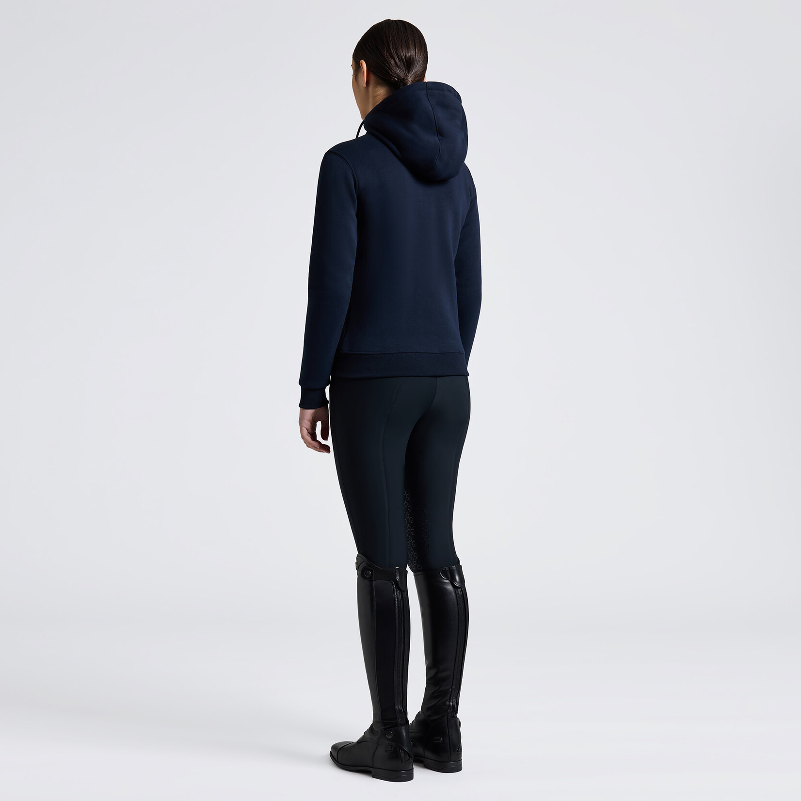 Cavalleria Toscana FEA020 Cavalleria Toscana Girl's Cotton Zip Hoodie
