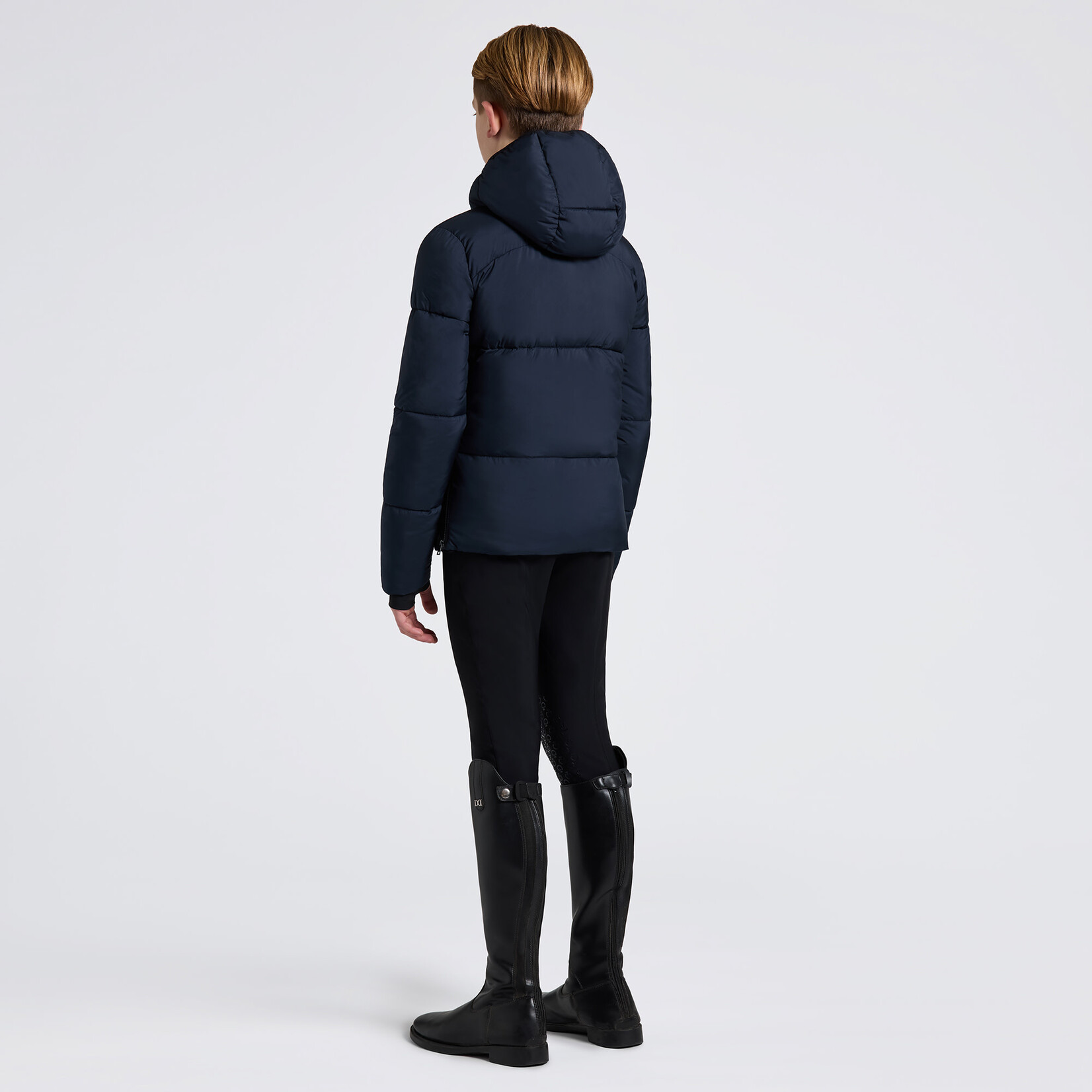 Cavalleria Toscana GIK031 Cavalleria Toscana Junior Nylon Hooded Puffer Jacket