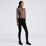 Cavalleria Toscana POD395 Cavalleria Toscana Women's Jersey Fleece Half Zip L/S Turtleneck