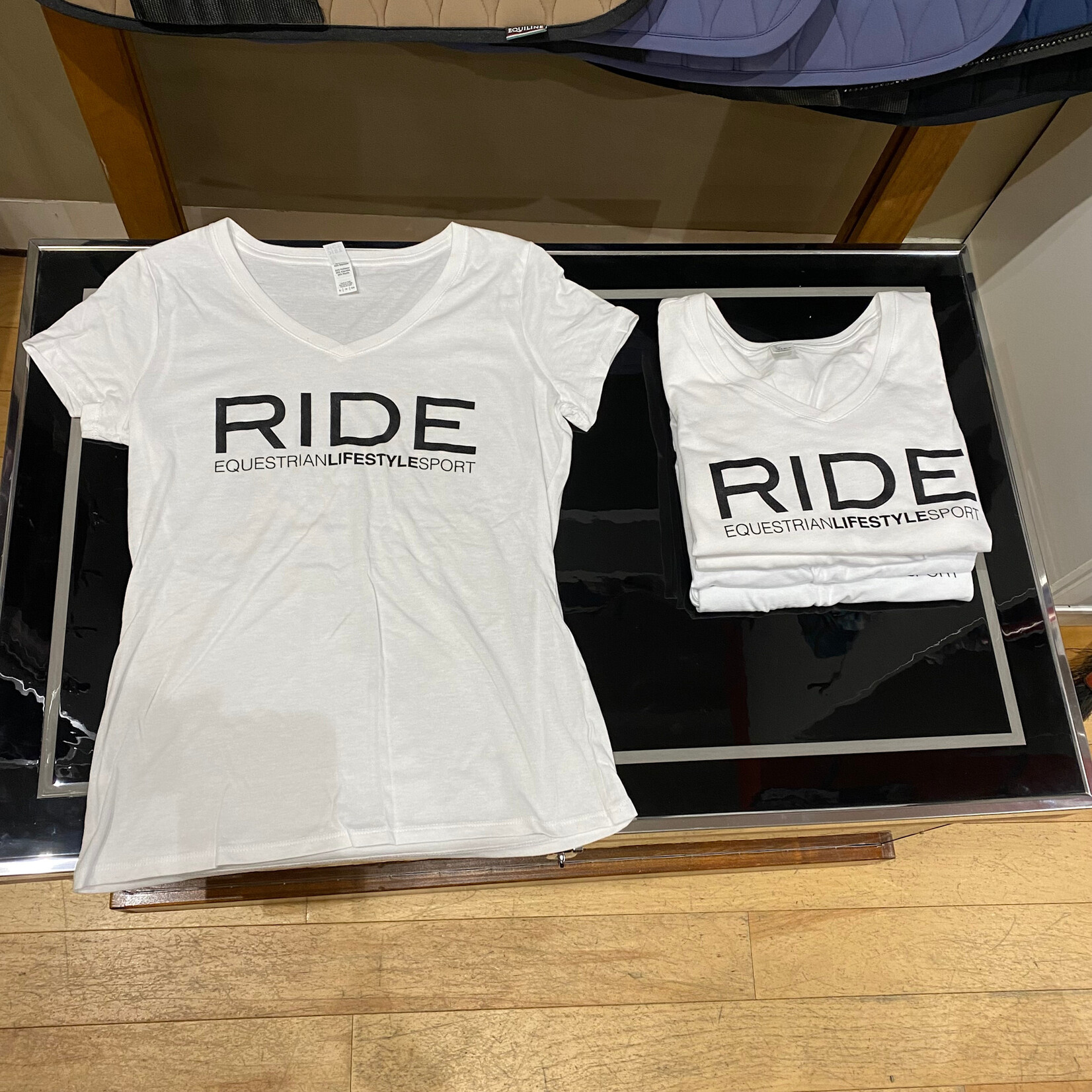 RIDE RIDE Ladies Perfect Tri Short Sleeve V-Neck Tee