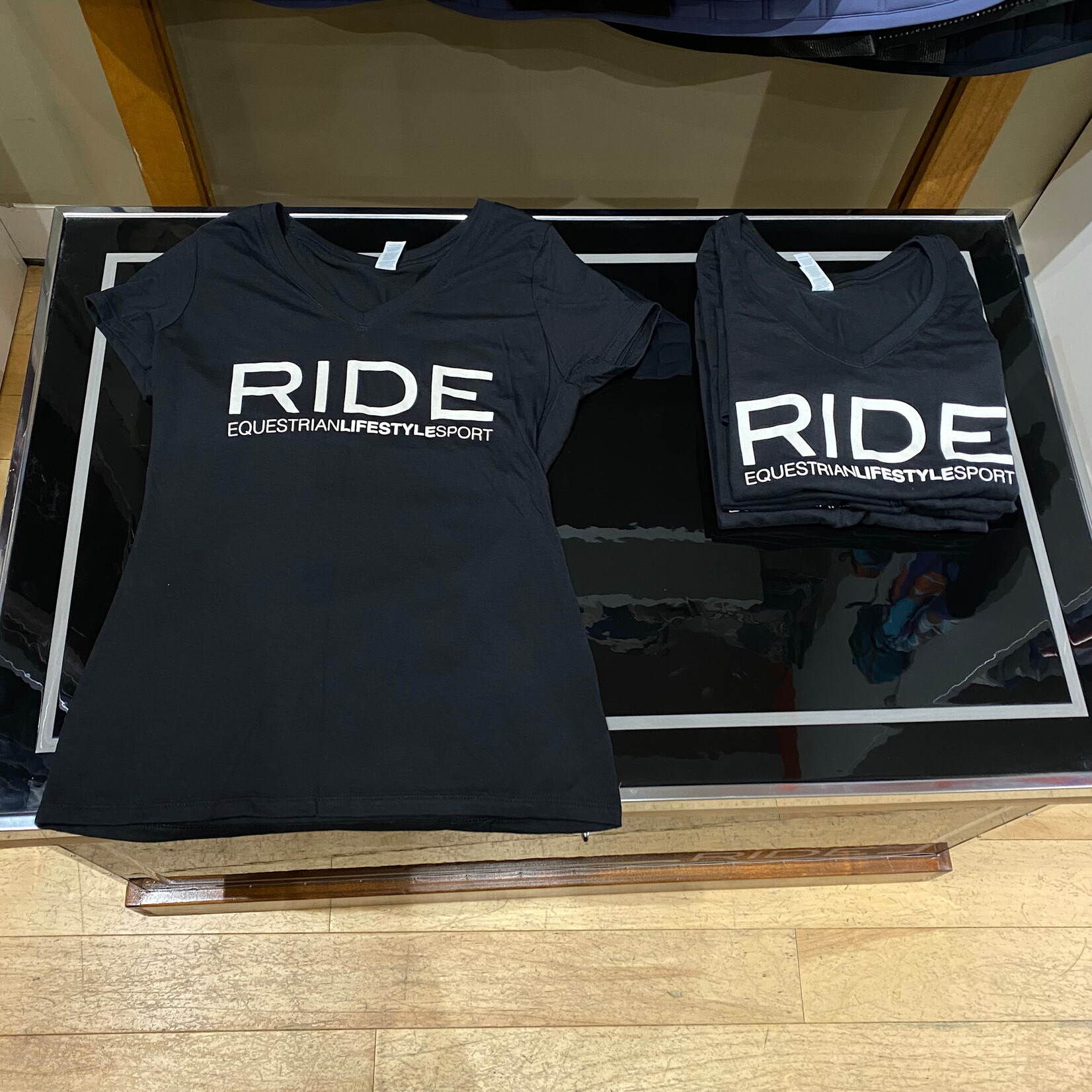 RIDE RIDE Ladies Perfect Tri Short Sleeve V-Neck Tee