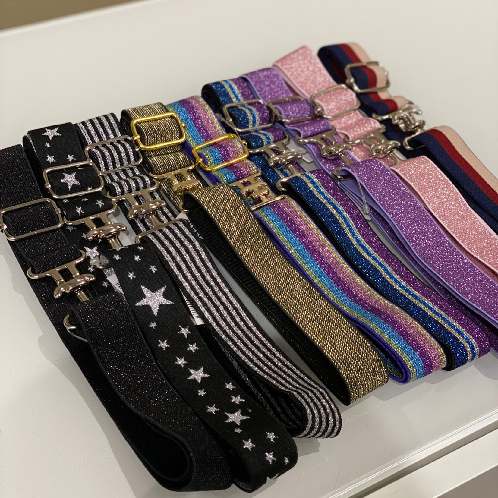 Benny Bows 1" Equestrian Surcingle Belt (Fits 18" to 40" waist)