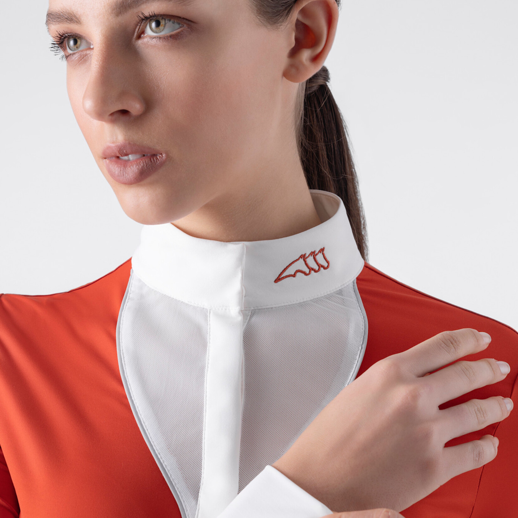 Equiline P07676 Equiline Ladies Embra Competition Long Sleeve Polo Shirt