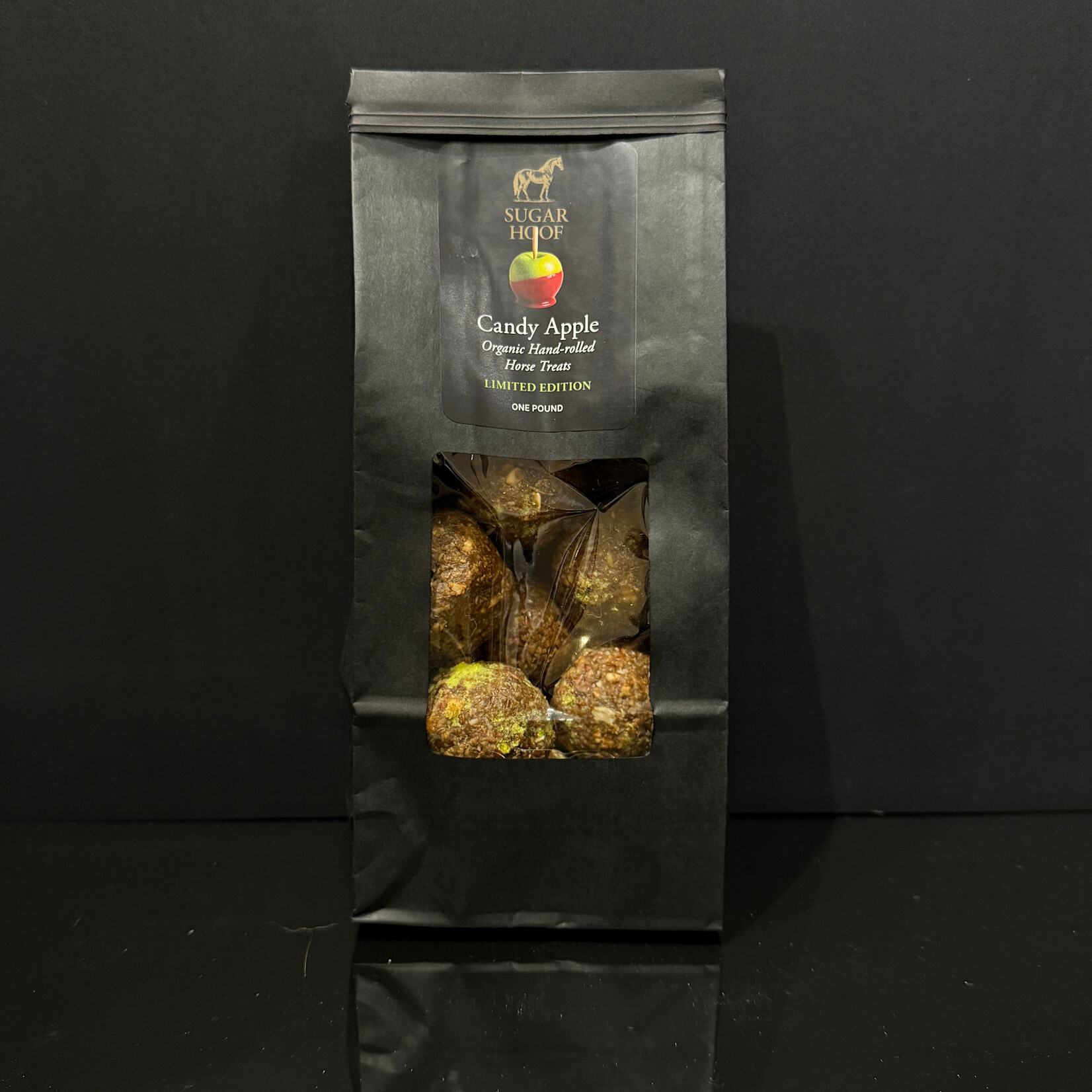 SUGAR HOOF Sugar Hoof Handmade Whole Ingredient Horse Treats, 1lb Candy Apple