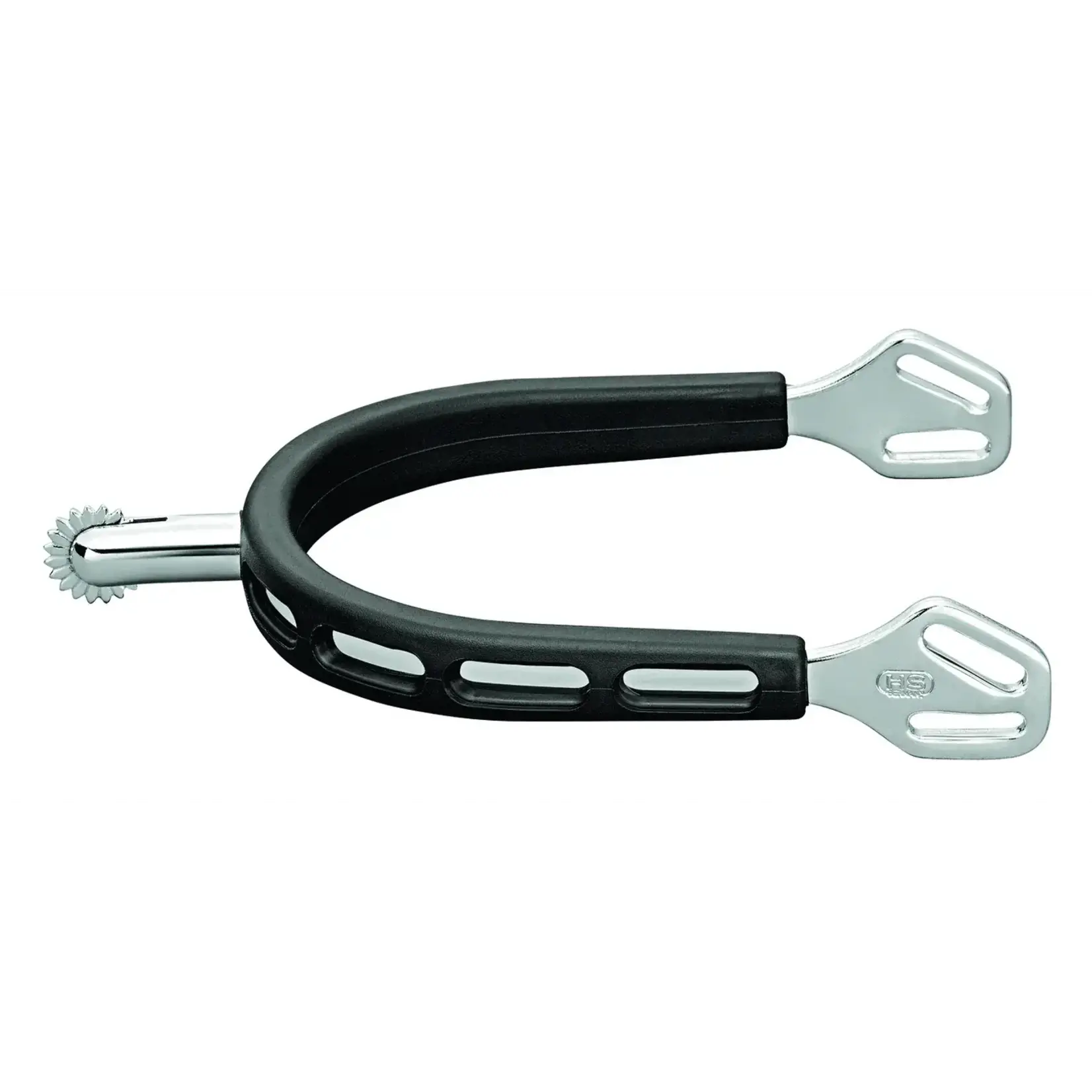 47525 001 55  Herm Sprenger Ultra Fit Extra Grip Spurs with Balkenhol Fastening - 30mm (1 1/8") Rounded Neck End
