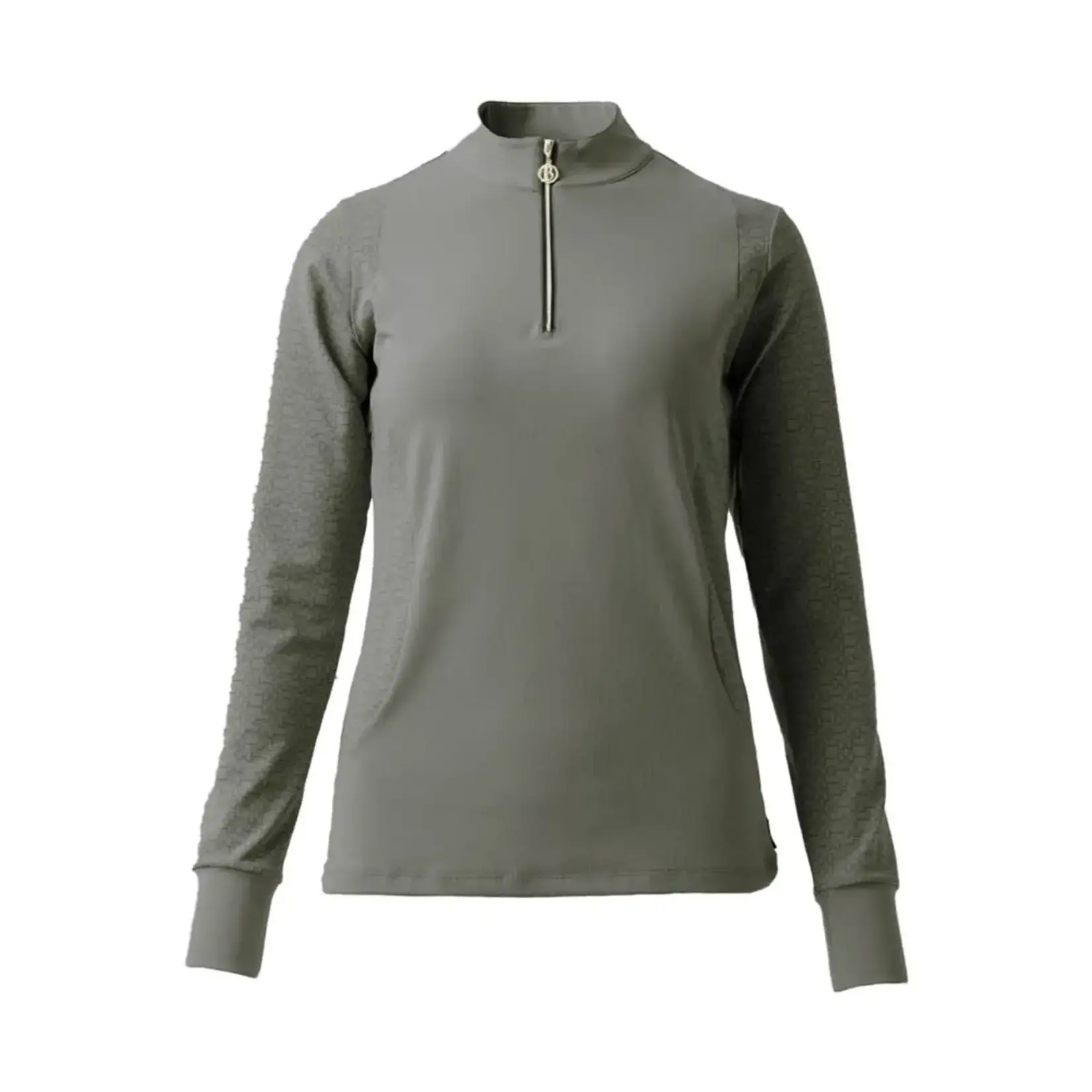 B-Vertigo 32G2GTH B Vertigo Isadora Women's L/S Quarter Zip Training Shirt