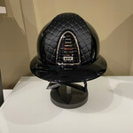KEP KEP Custom Cromo 2.0  - Polish Black Shell, Black Milano Satin Cross w/ Crystal Front,  Mirror Silver Frame & Subgrid,  Black Polish Grid & Button, Black Leather Chinstrap, Polo Visor, Sold as a kit with coordinating liner (sold separately) 