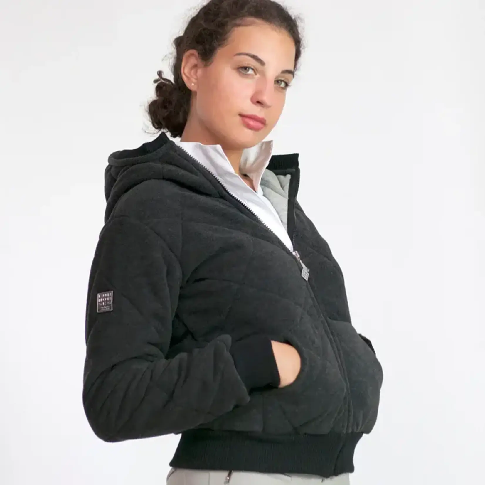 For Horses For Horses Tommy Unisex Quilted Double Fleece Leisure Jacket