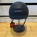 KASK Equestrian Custom Kask WG11 Dogma Hunter Helmet w/ Light Brown Leather Chin Strap-Sold as a kit with coordinating liner (sold separately)