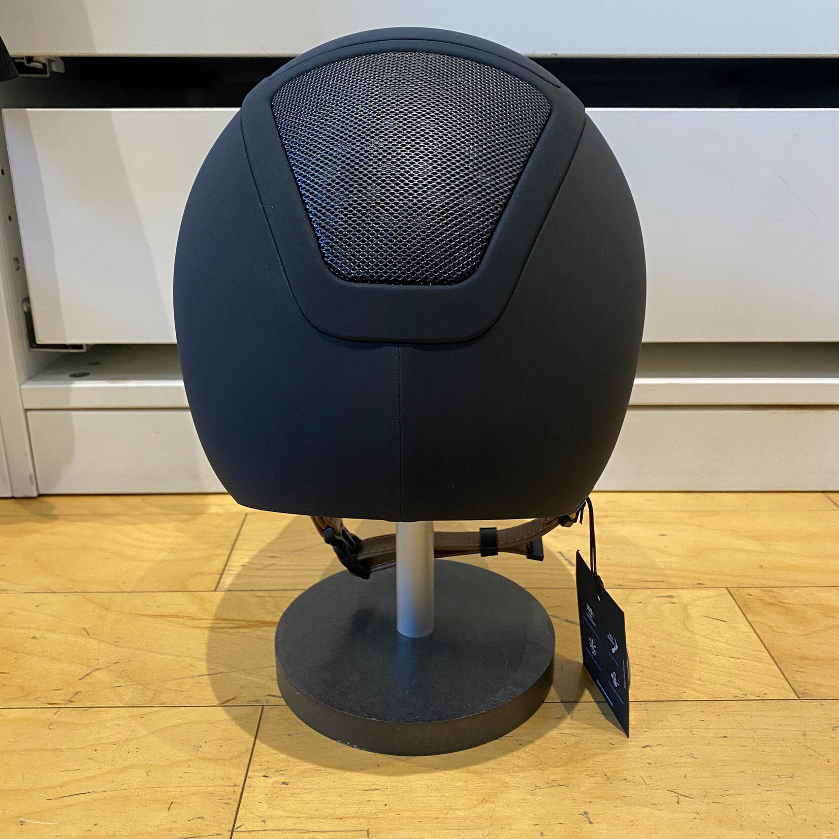 KASK Equestrian Custom Kask WG11 Dogma Hunter Helmet w/ Light Brown Leather Chin Strap-Sold as a kit with coordinating liner (sold separately)