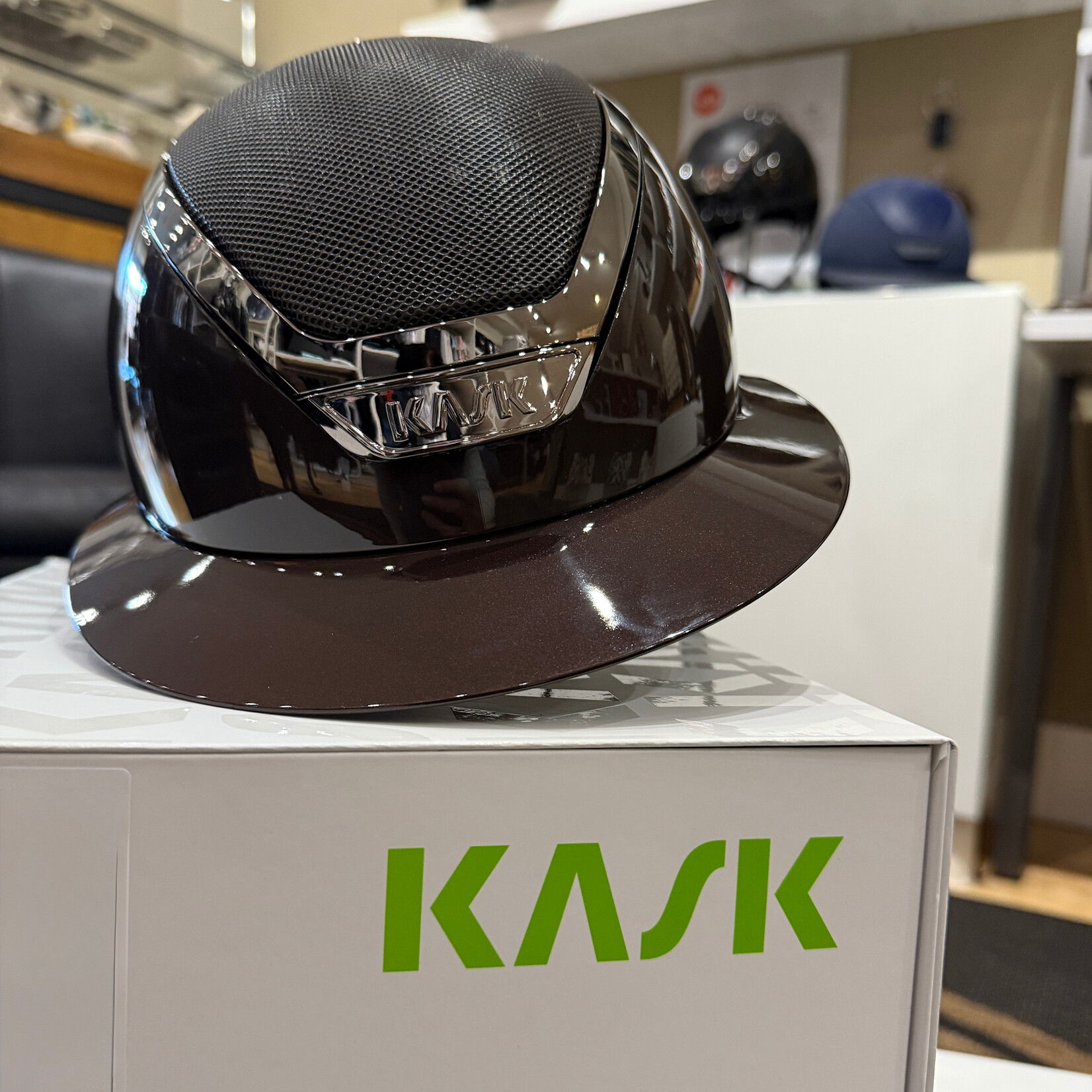 KASK Equestrian Kask WG11 Star Lady Pure Shine Chrome Helmet- Sold as a kit with coordinating liner (sold separately)