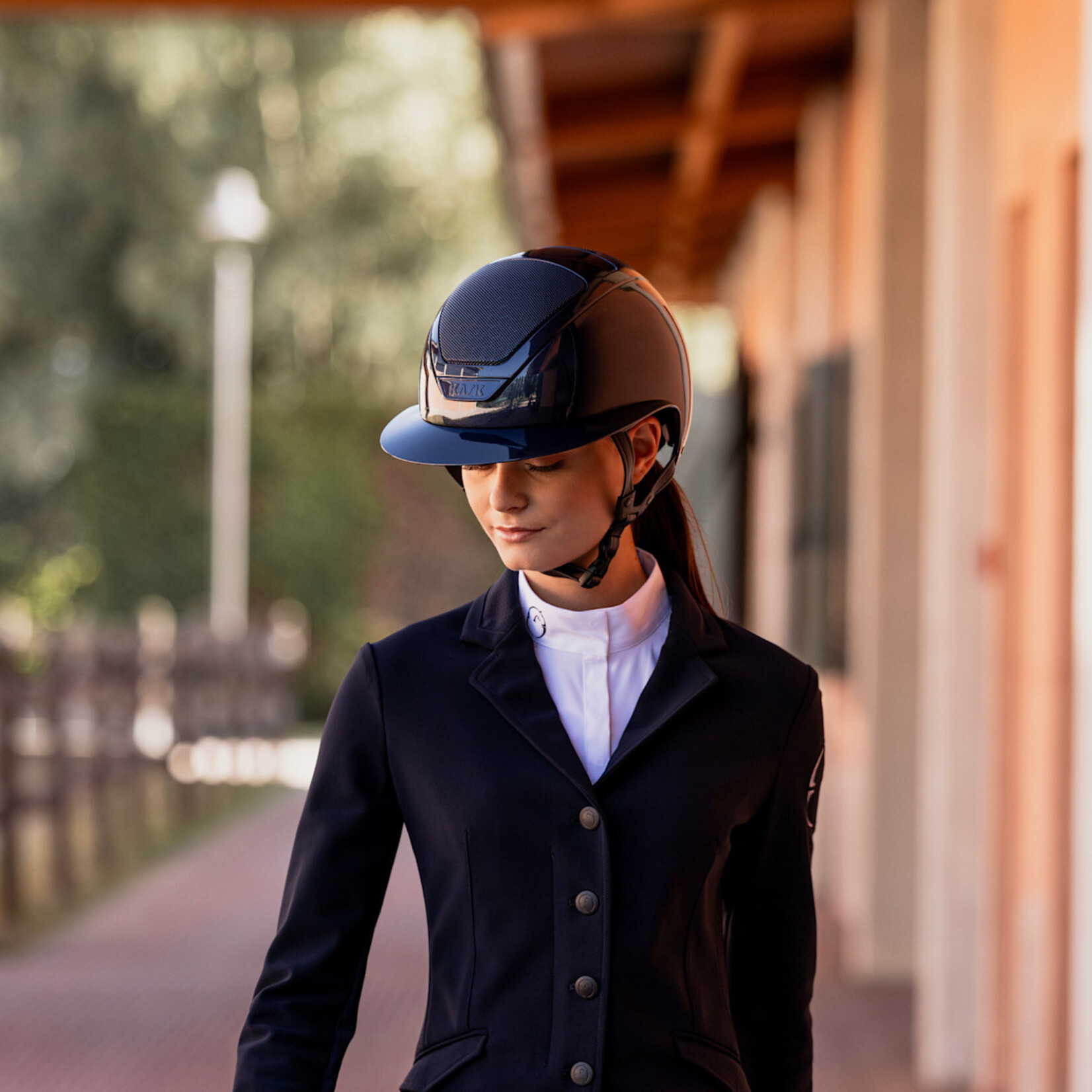 KASK Equestrian Kask WG11 Star Lady Pure Shine Chrome Helmet- Sold as a kit with coordinating liner (sold separately)