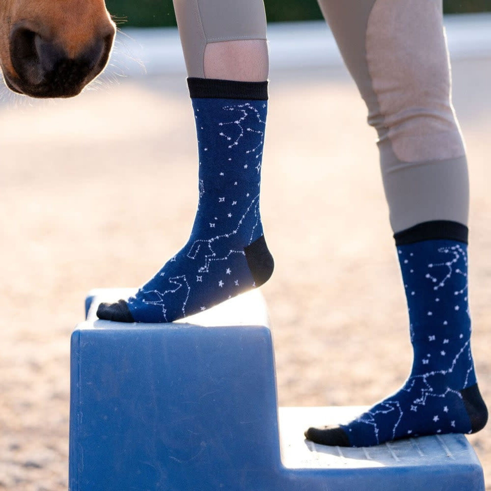 Dreamers & Schemers Crew Paddock Boot Socks, Pair