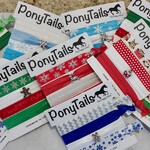 The Preppy Horse Preppy Horse Multi Horse Shoe PonyTails Hair Tie (4 Pack)