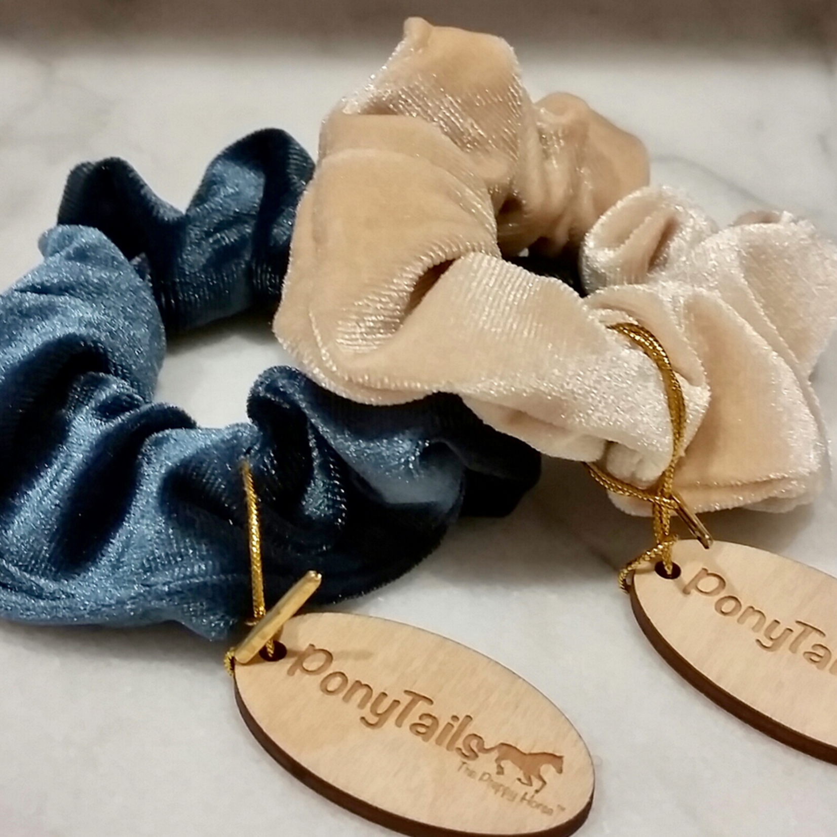 The Preppy Horse Preppy Horse Velvet Scrunchie