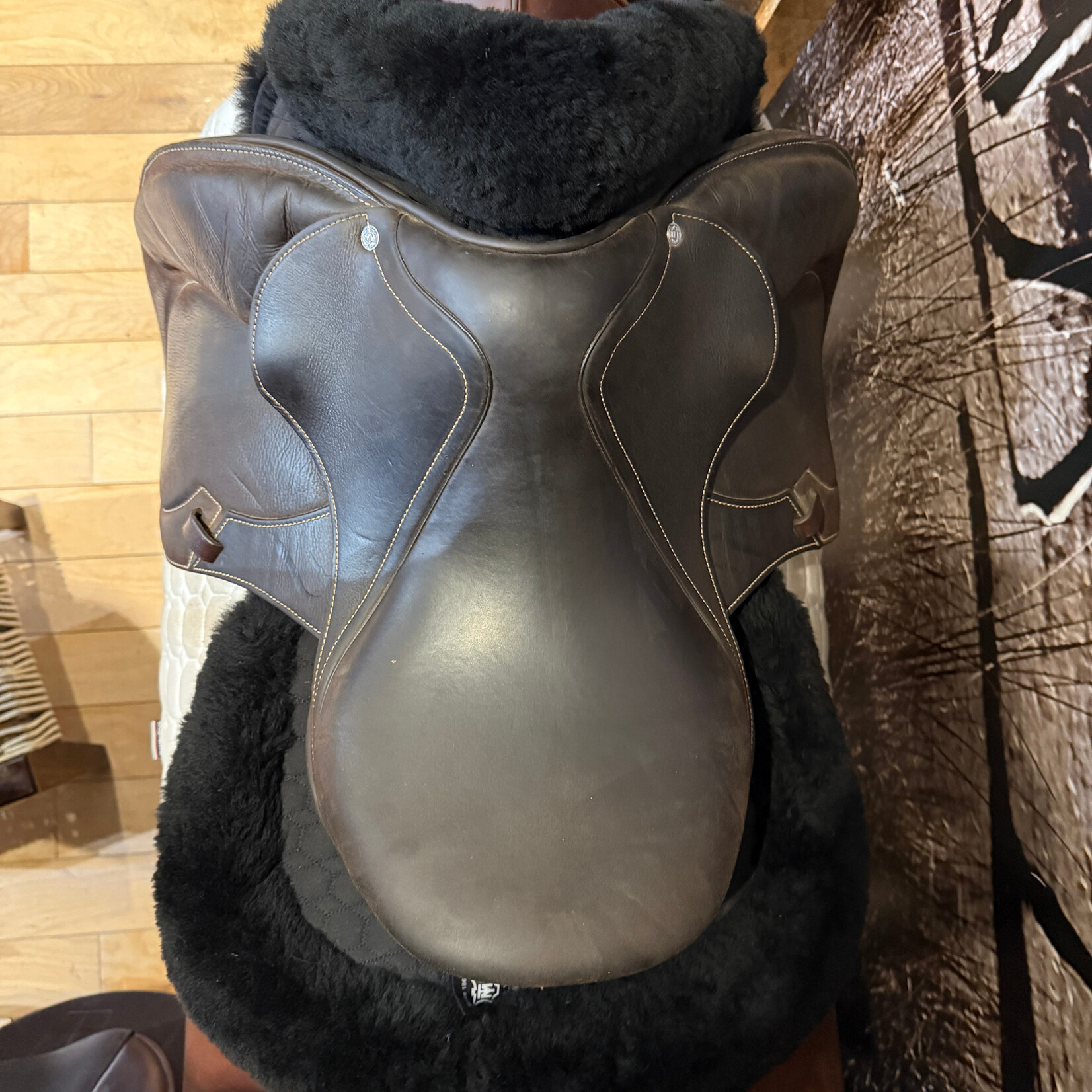 antares #25 2264 Consigned Antares Hero Junior Jumping Saddle 16" XXSJ/2+2, No Cover, BRAND NEW ridden in 2x