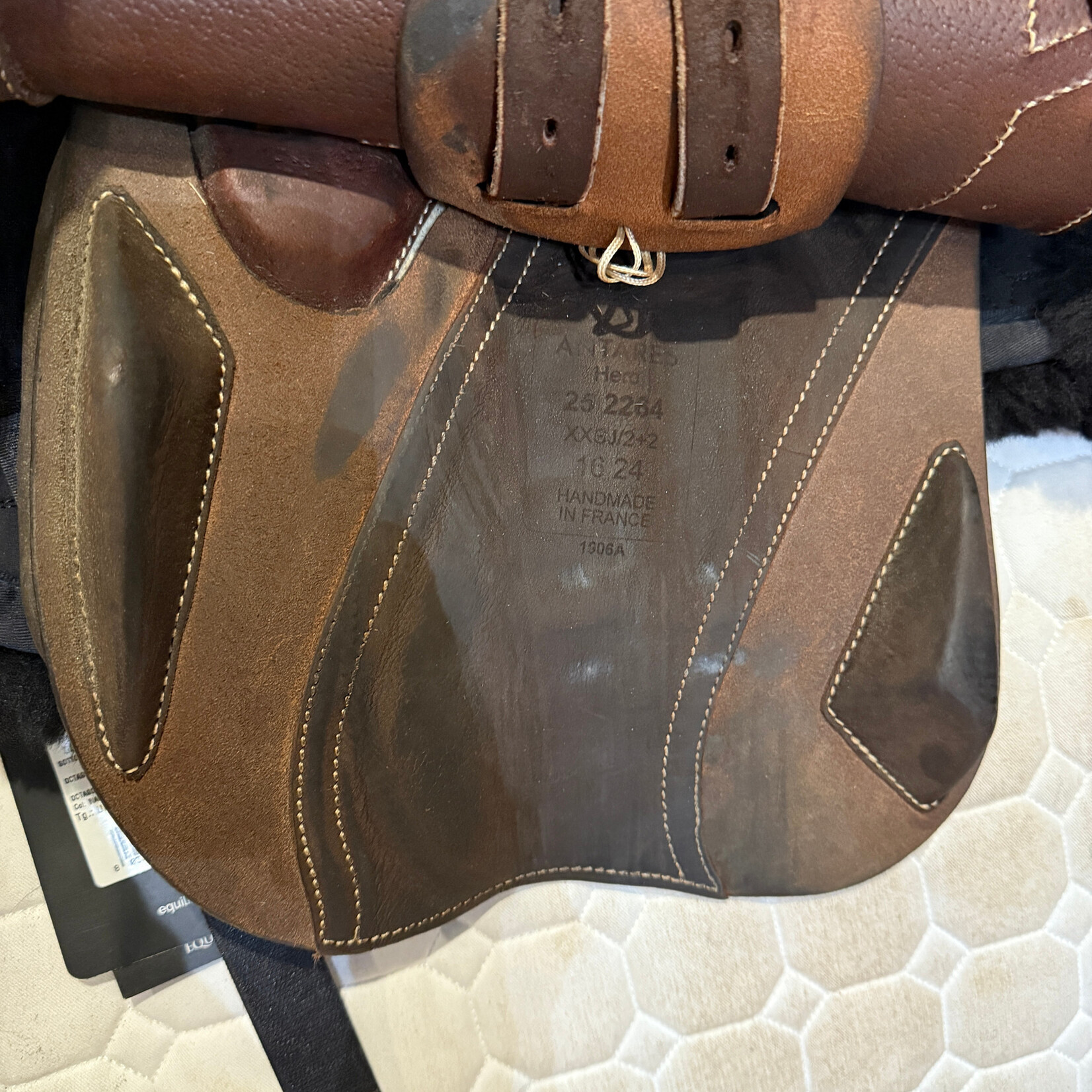 antares #25 2264 Consigned Antares Hero Junior Jumping Saddle 16" XXSJ/2+2, No Cover, BRAND NEW ridden in 2x