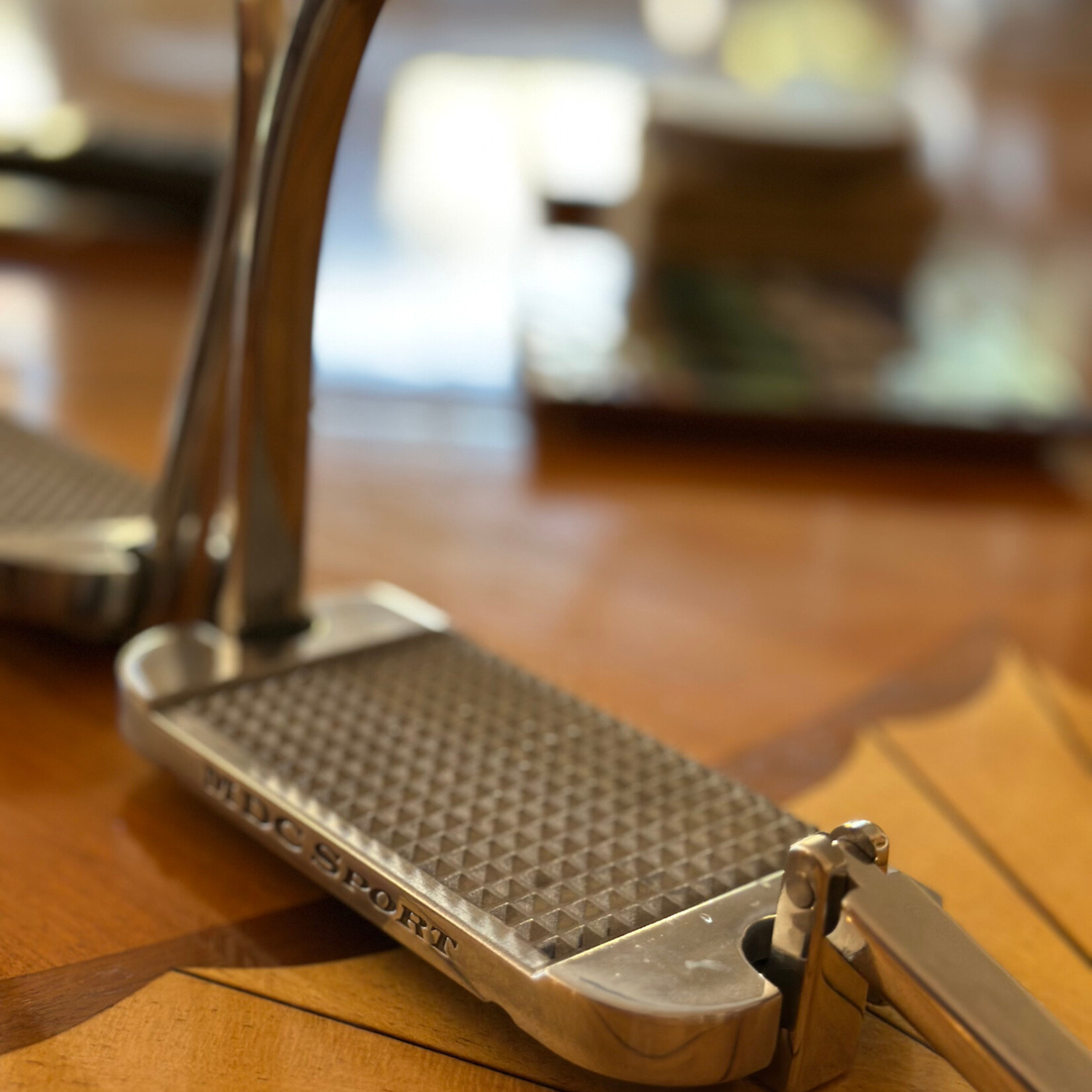 MDC NEW MDC ’S’ Super Safety Stirrup with Patented ’S’ Technology Top 45 degrees, Traditional Sides with Safety Release, Wide Aluminum Treads