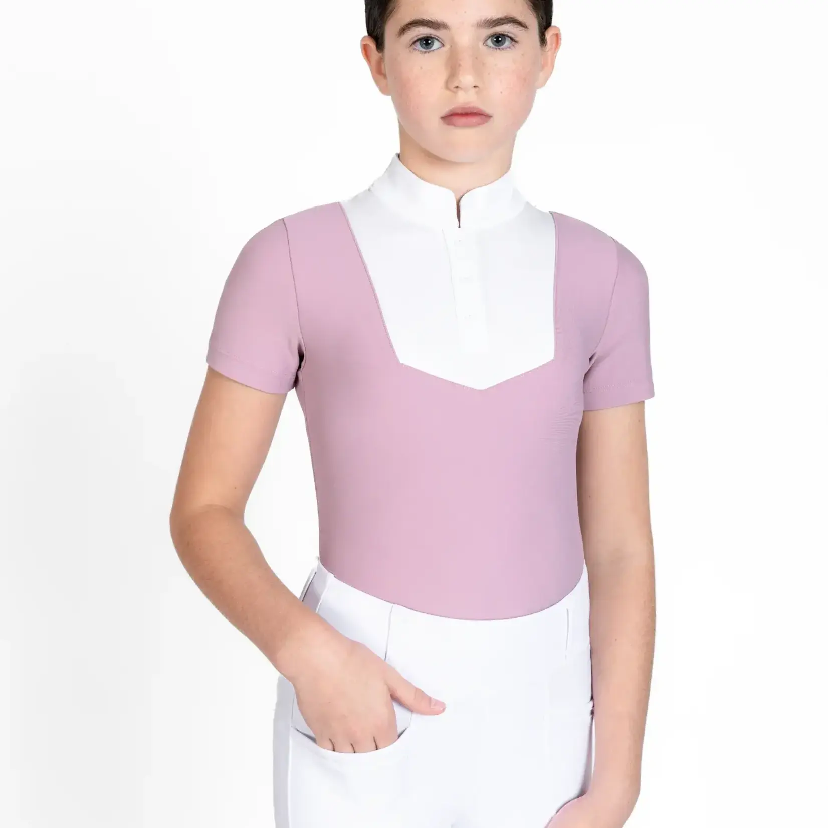 Maximilian Maximilian Young Rider Sienna Short Sleeve Show Shirt