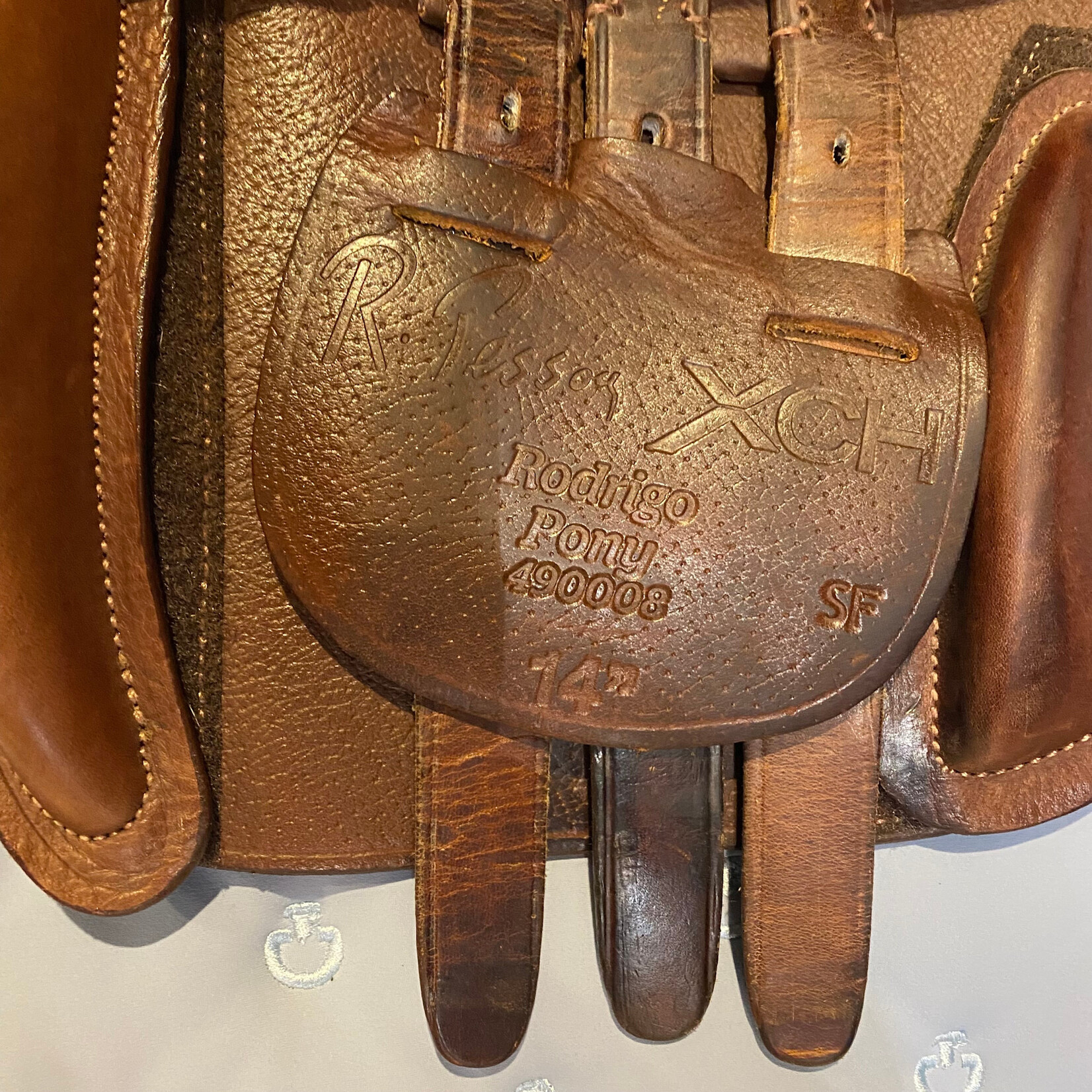Pessoa #490008 Consigned Pessoa XCH Pony Saddle 14" seat, 9.5" Flap length, 10" Flap Width