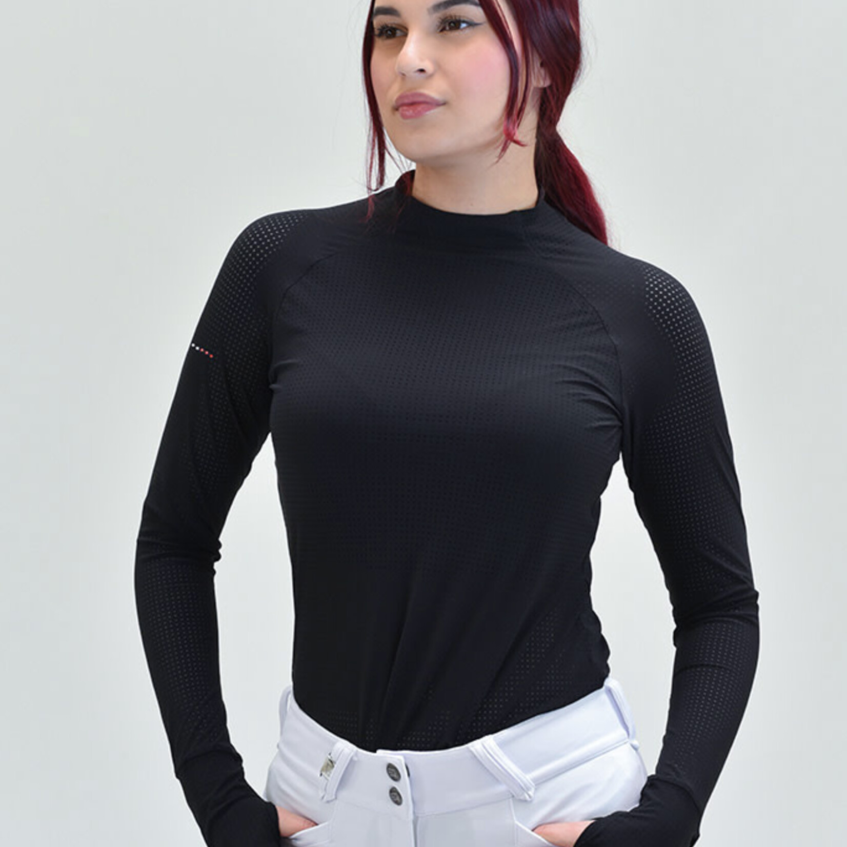 For Horses For Horses Willa Perforated Long Sleeve Schooling Shirt