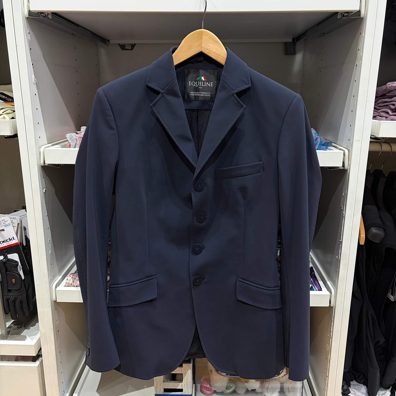 Cavalleria Toscana Consigned Equiline Men's Hank Hunter Show Jacket Blue 40 - Demo condition. New would cost $889