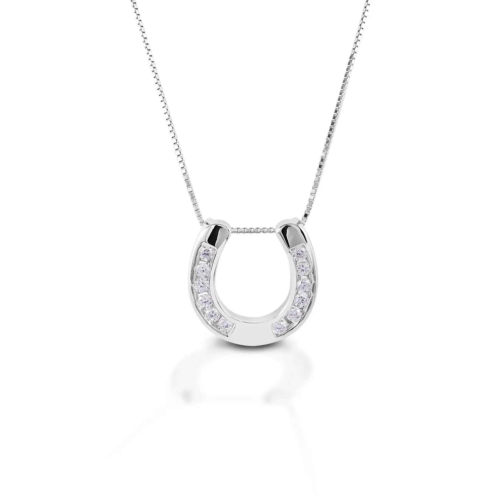 Kelly Herd Jewelry Kelly Herd Large Horseshoe Pendant - Sterling Silver
