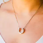 Kelly Herd Jewelry Kelly Herd Large Horseshoe Pendant - Sterling Silver