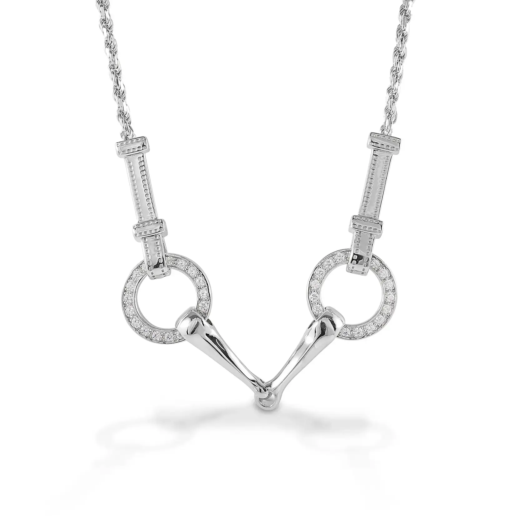 Kelly Herd Jewelry Kelly Herd Snaffle Bit Necklace - Sterling Silver