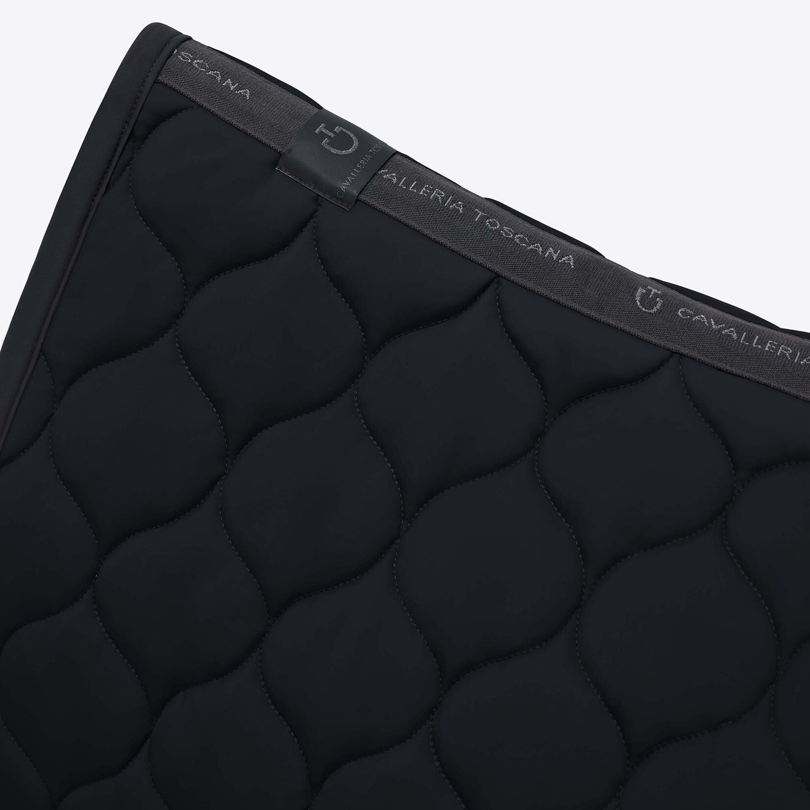 Cavalleria Toscana SOT103 Cavalleria Toscana Large Circular Quilted Jersey Jumping Saddle Pad