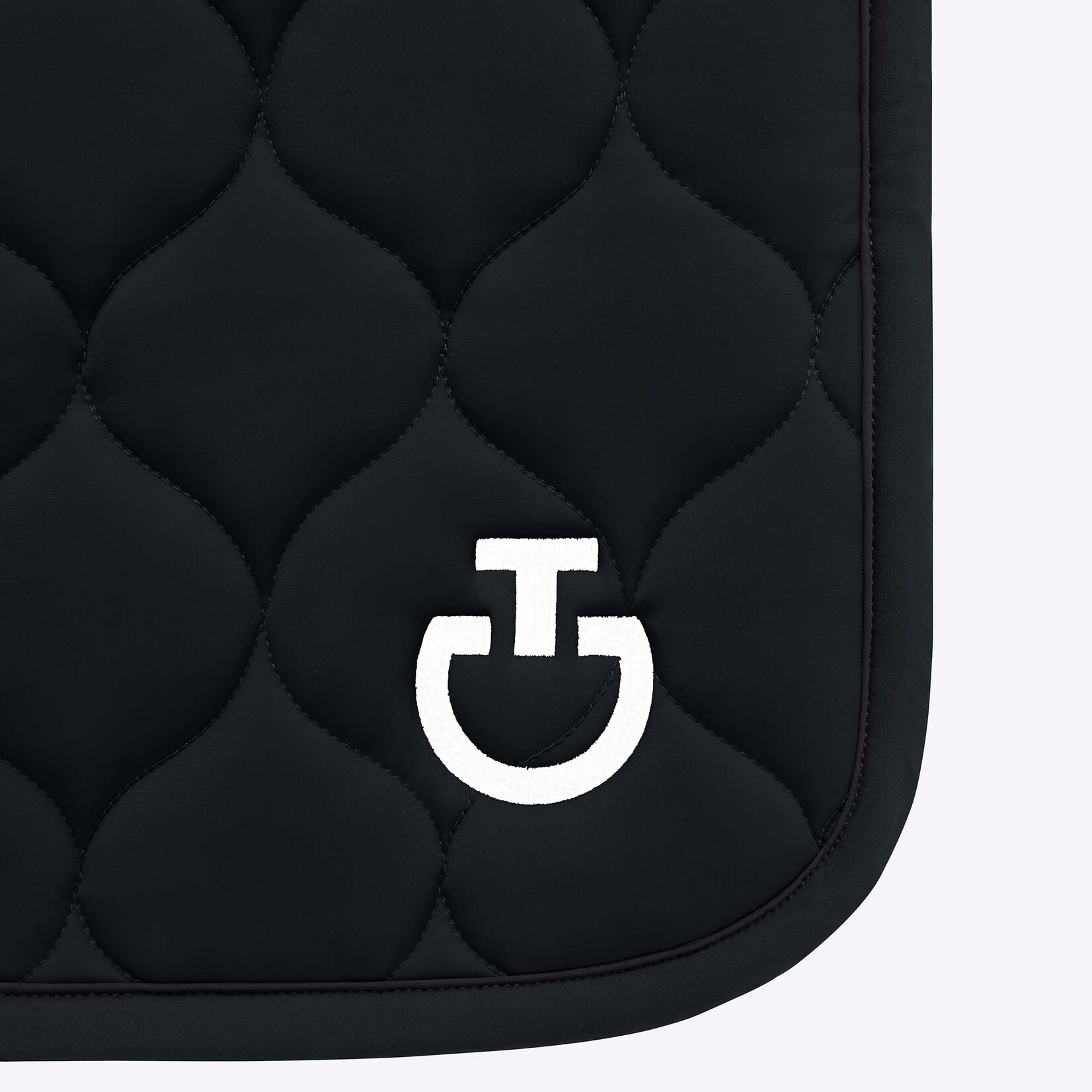 Cavalleria Toscana SOT103 Cavalleria Toscana Large Circular Quilted Jersey Jumping Saddle Pad