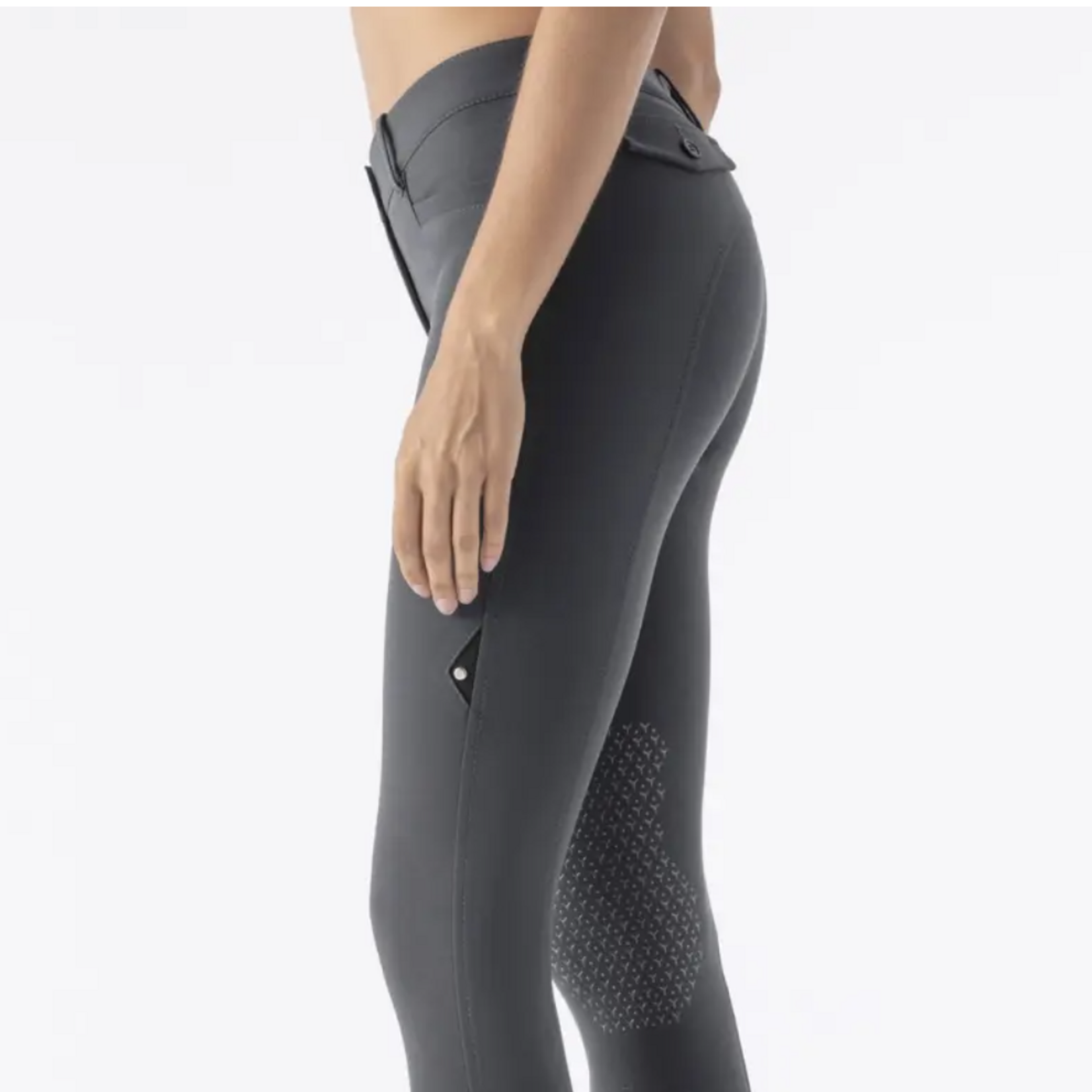 Equiline N08604 Equiline Ladies Atirk Knee Grip Breech in Summer Ash Light Fabric